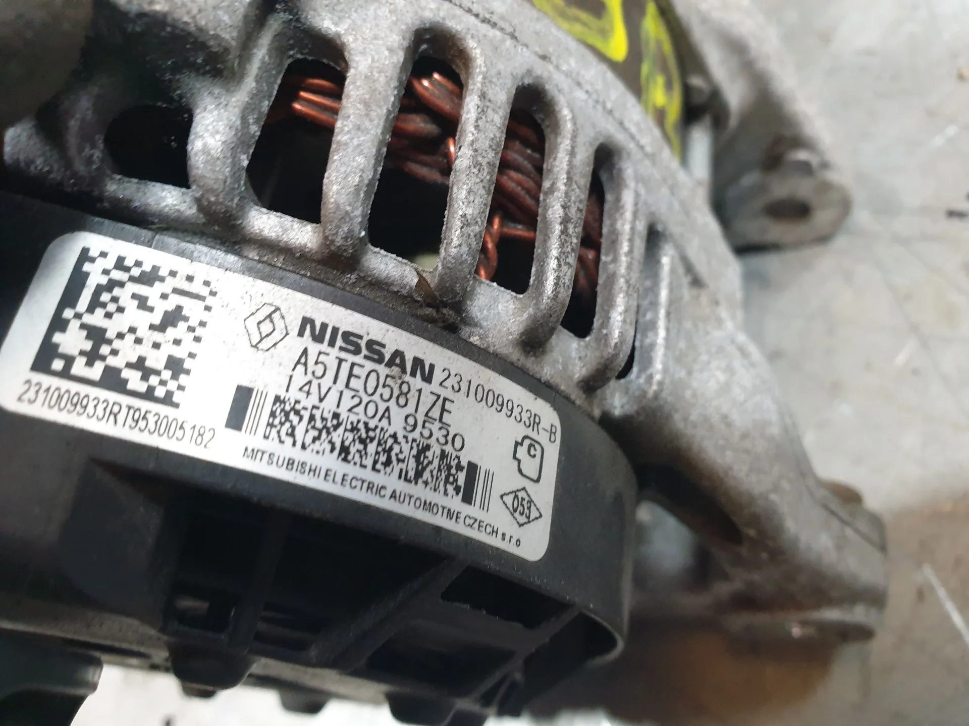 Alternador RENAULT Megane IV Grandtour (K9A/M_) Imagem-4