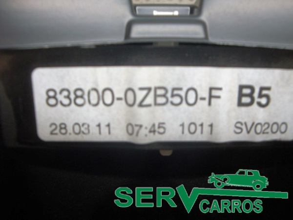 Quadrante / painel de instrumentos TOYOTA Auris Hatchback (_E15_) Imagem-2