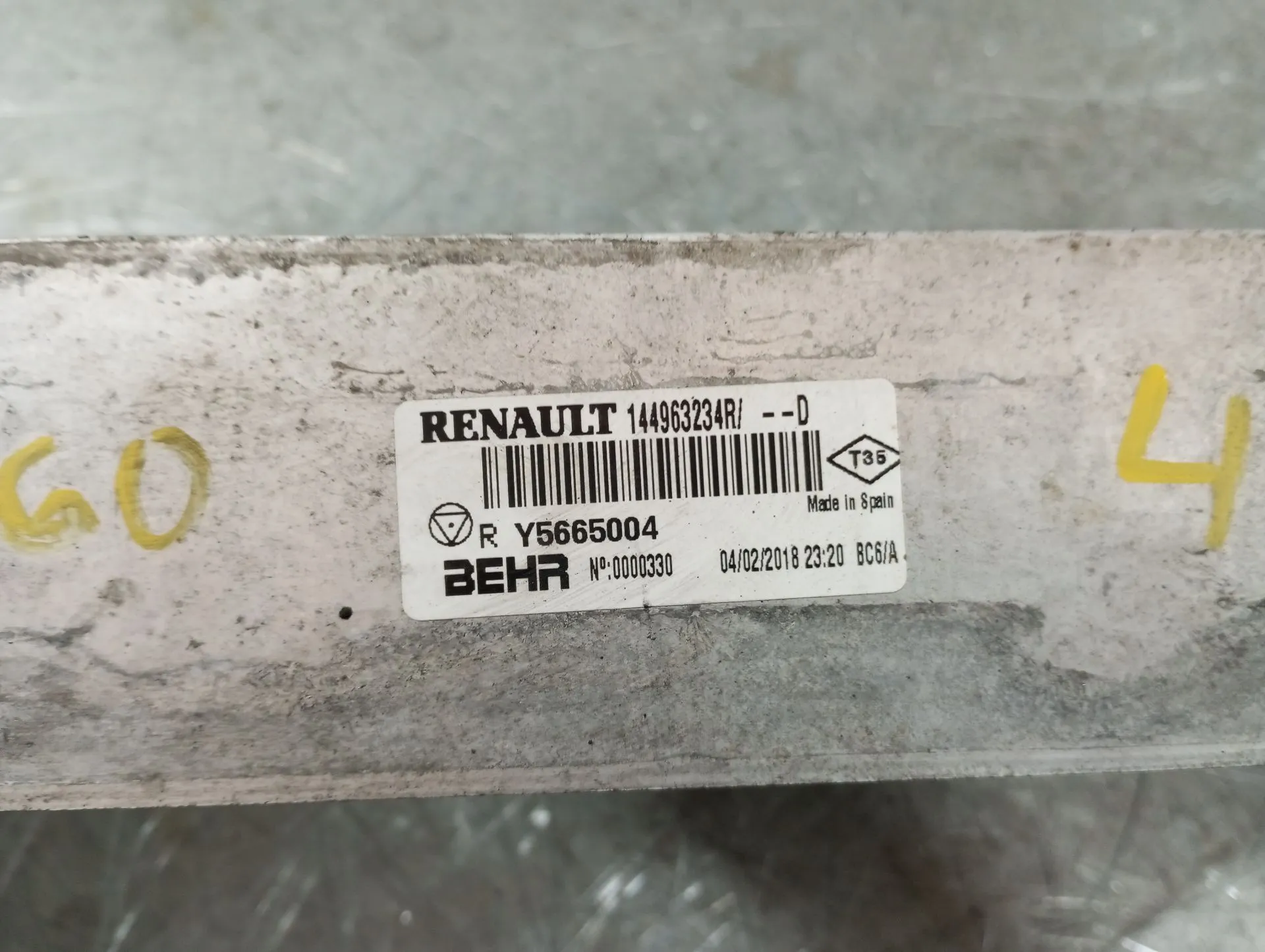 Intercooler RENAULT Kangoo Express (FW0/1_) Imagem-4