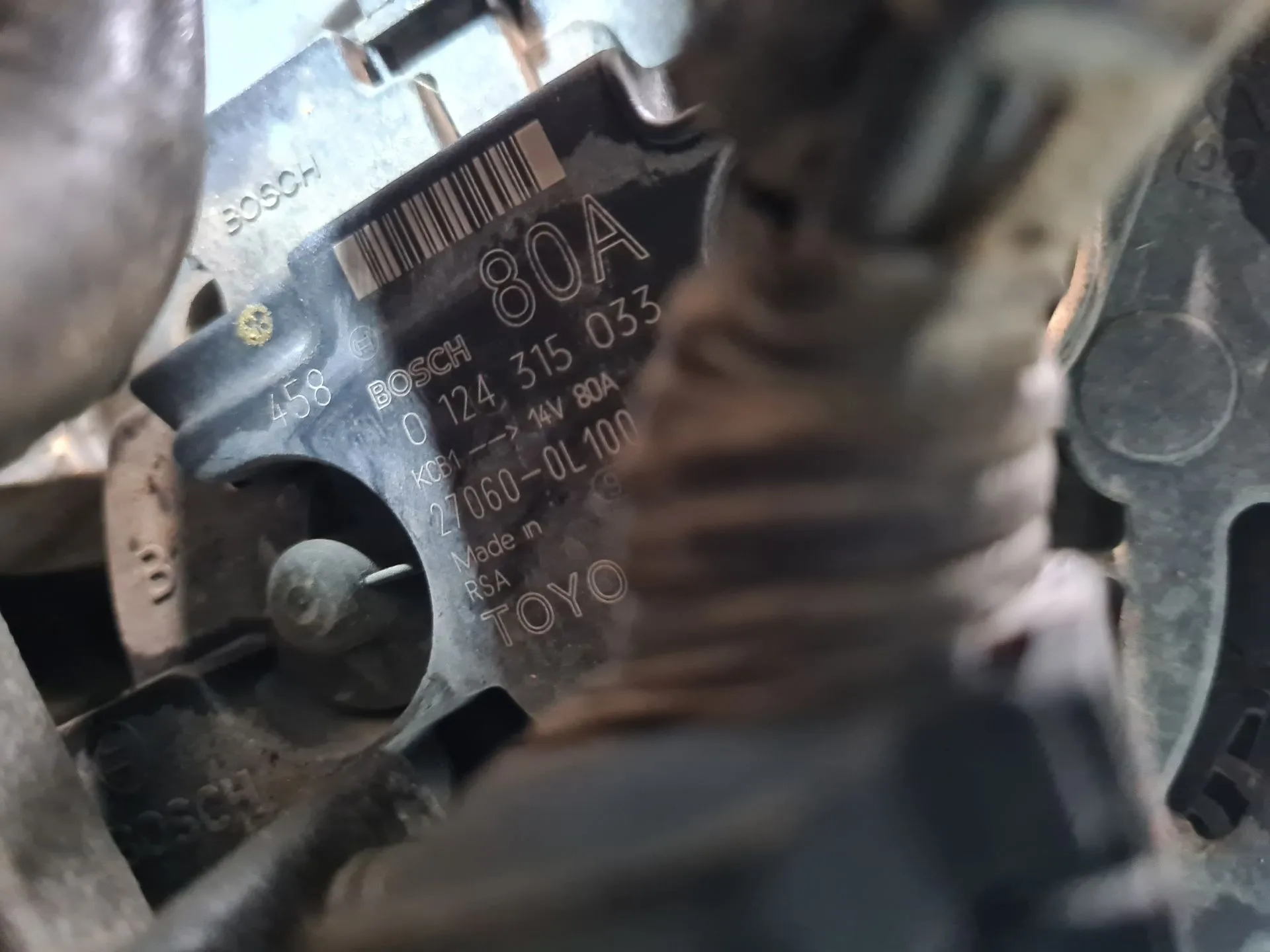 Alternador TOYOTA Hilux VII Pick Up (_N1_, _N2_, _N3_) Imagem-1