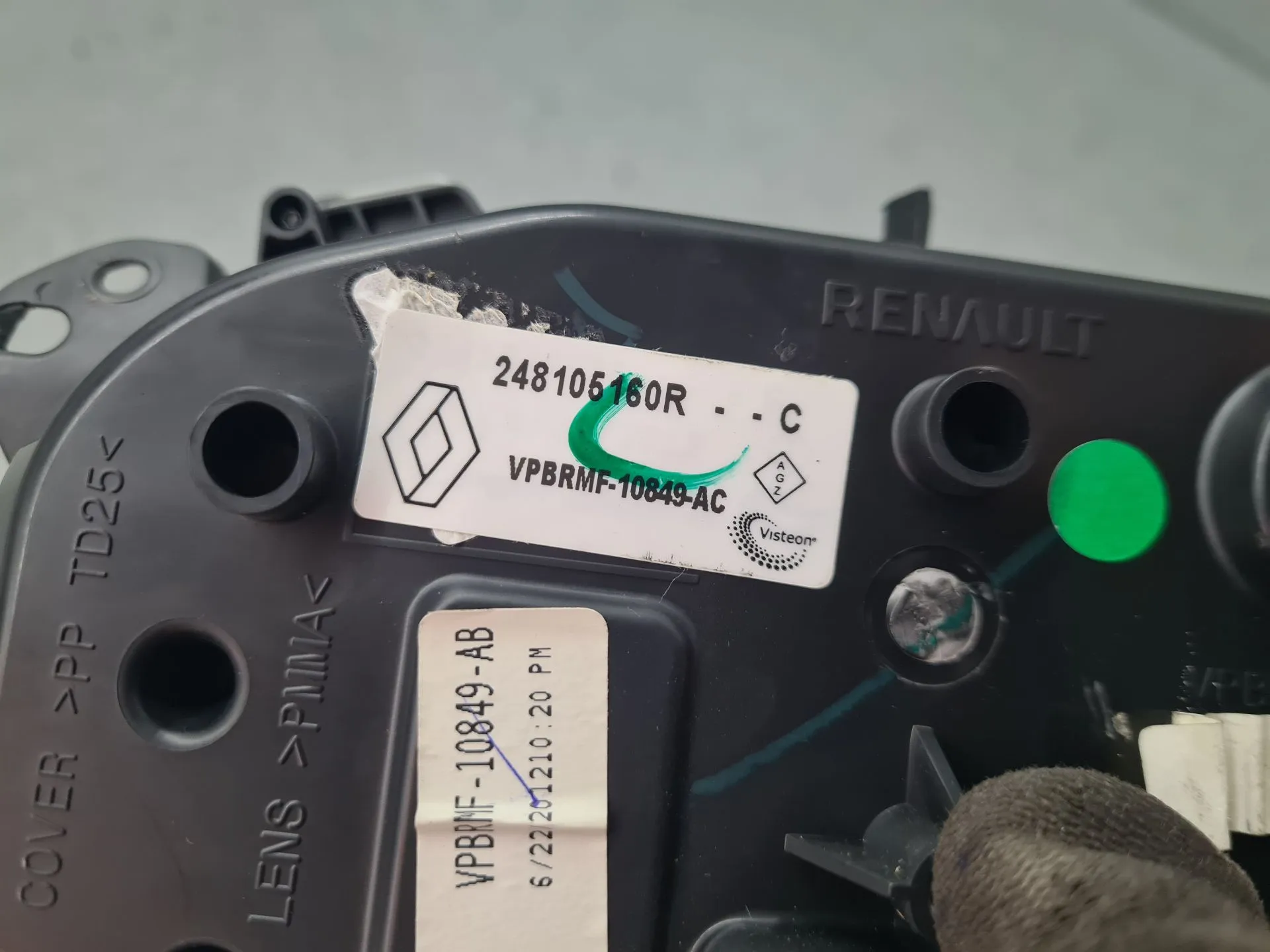 Quadrante / painel de instrumentos RENAULT Twizy (MAM_) Imagem-5