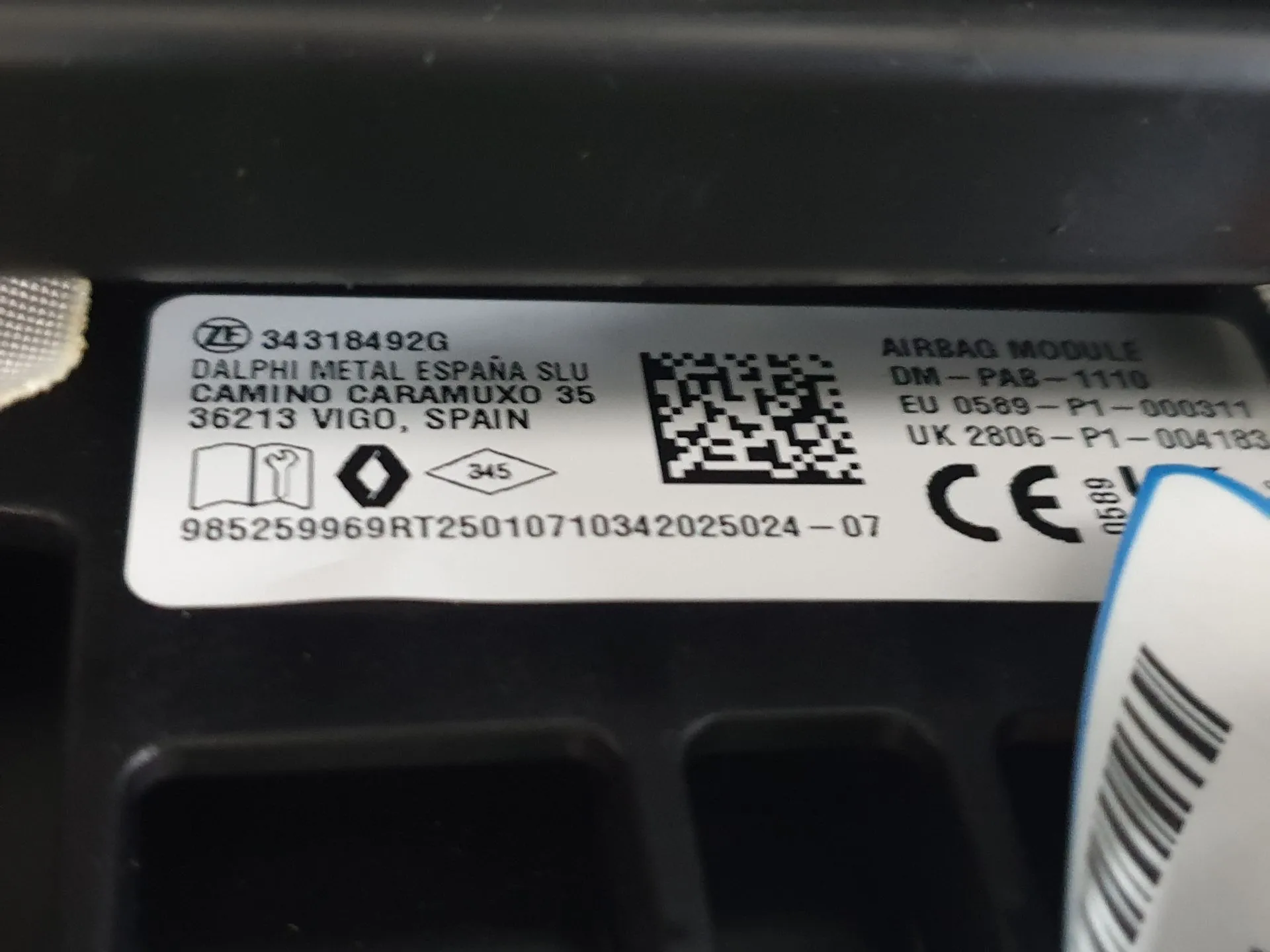 Kit de Airbags RENAULT Trafic III (FG_) Imagem-5