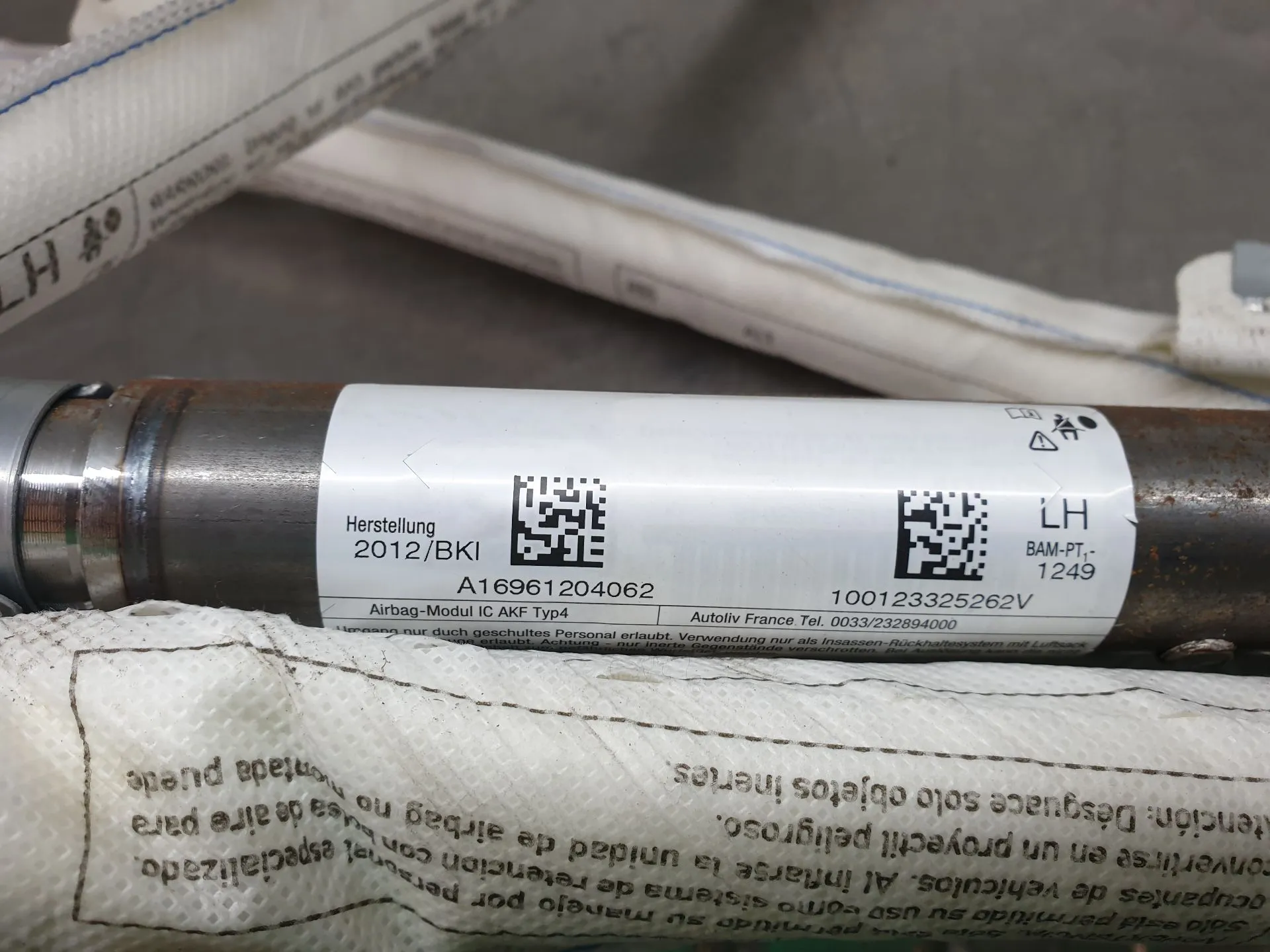 Airbag Rideau Guache MINI Mini Clubman (R55) Imagem-2