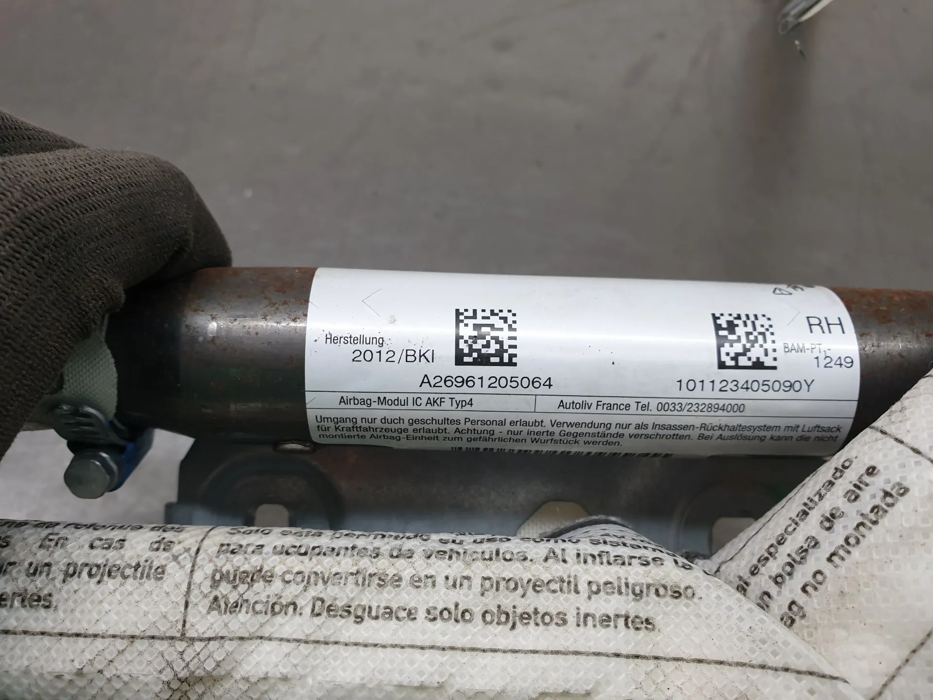 Airbag Rideau Droite MINI Mini Clubman (R55) Imagem-2