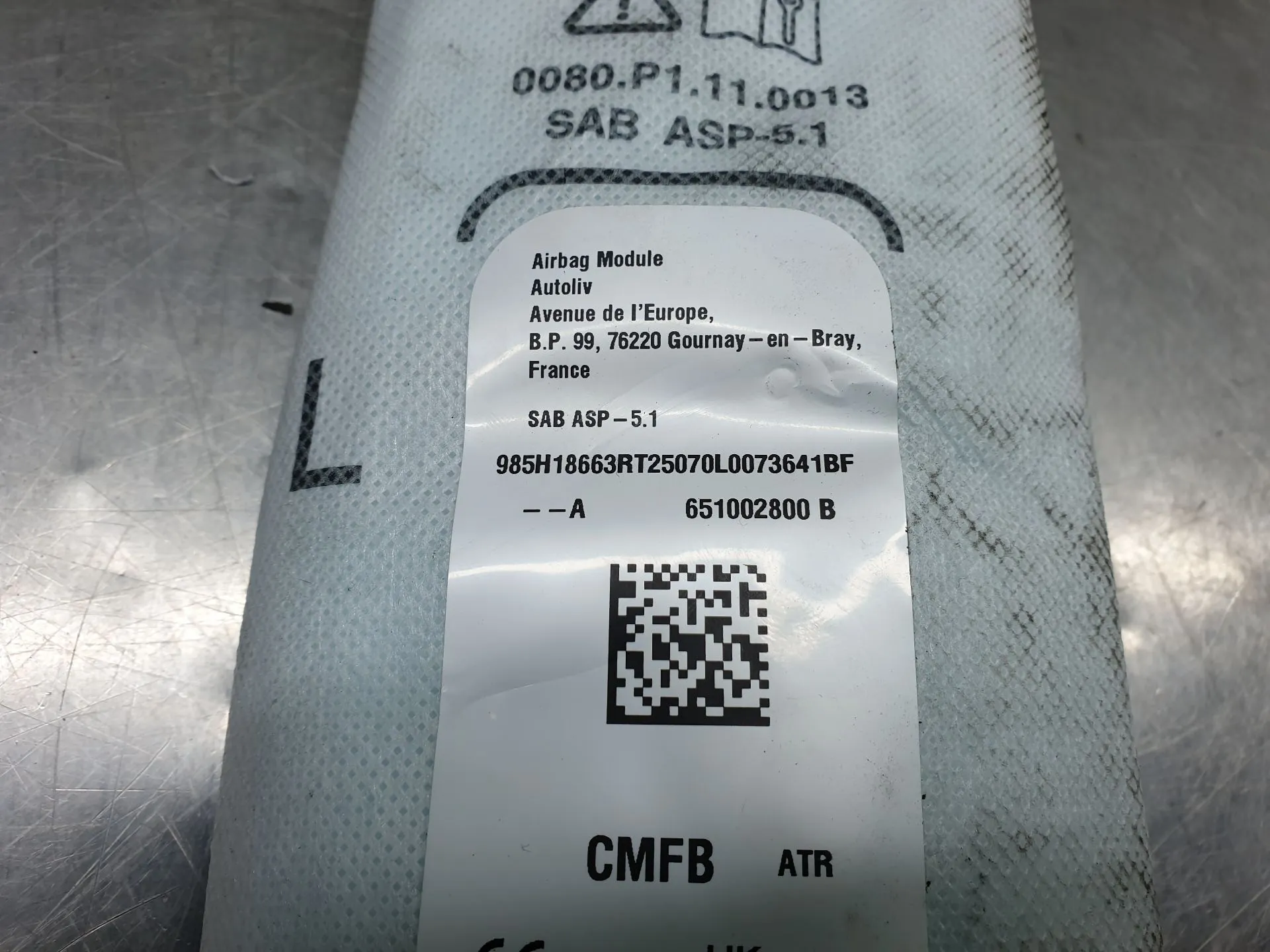 Airbag Guache RENAULT Clio V (BF_) Imagem-3