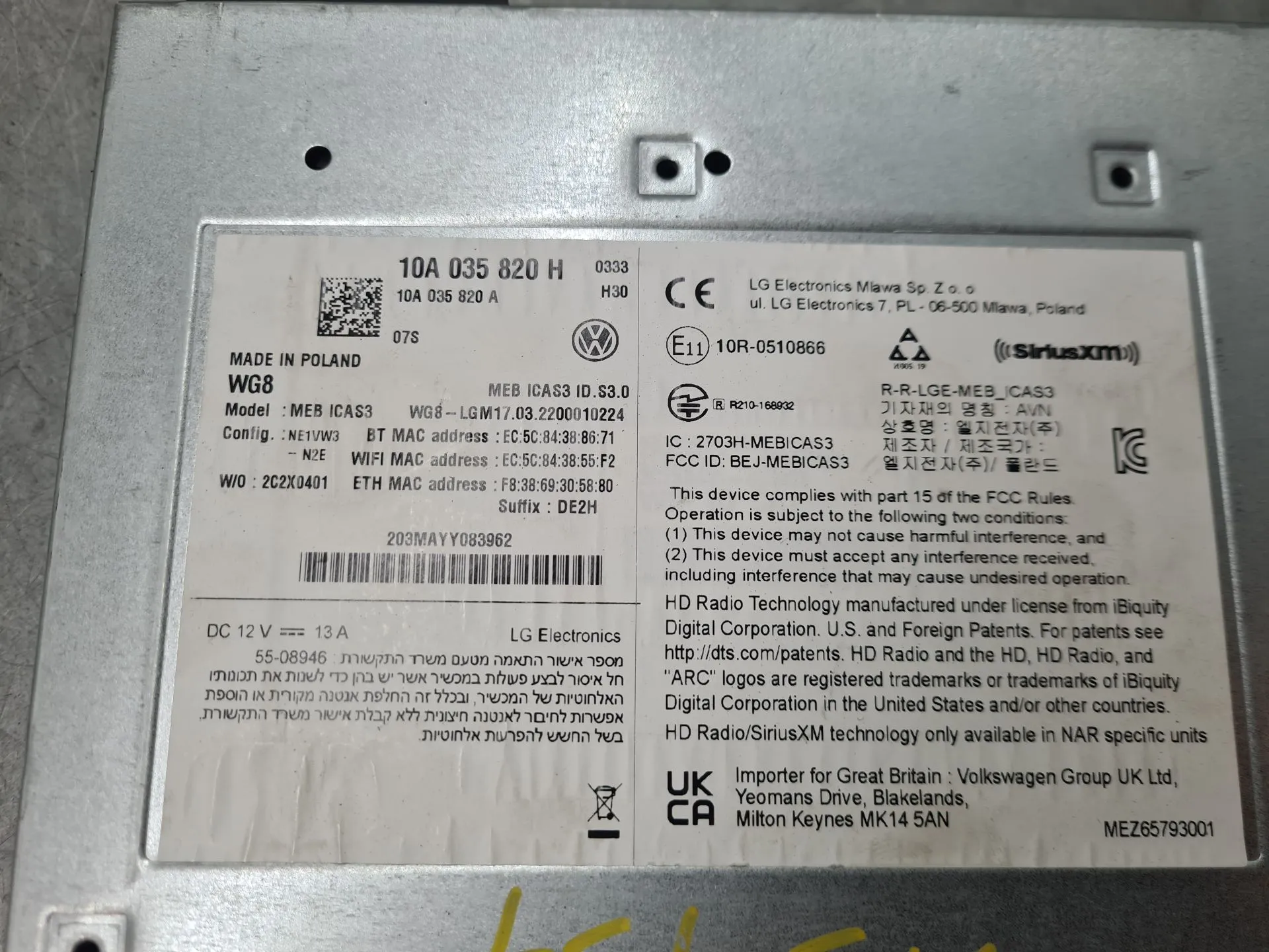 Kit Auto-rádio VOLKSWAGEN ID.4 (E21) Imagem-7