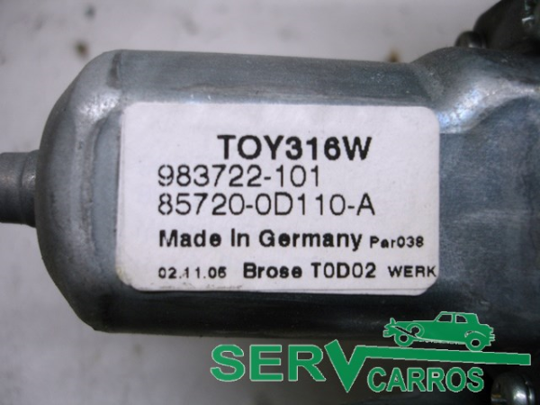 Lève-vitre avant gauche TOYOTA Yaris (_P9_) Imagem-1