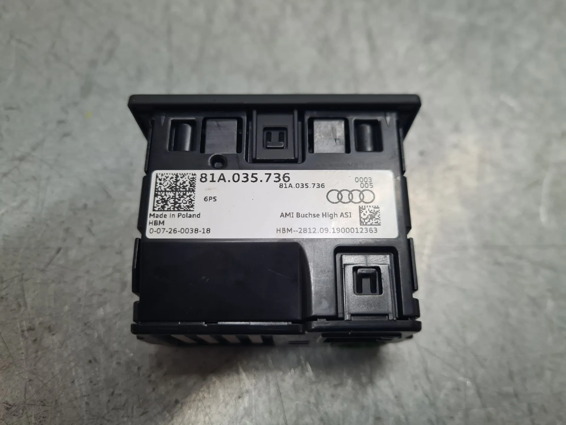 Módulo USB / AUX / IPOD AUDI A3 (8V1, 8VK) Imagem-4