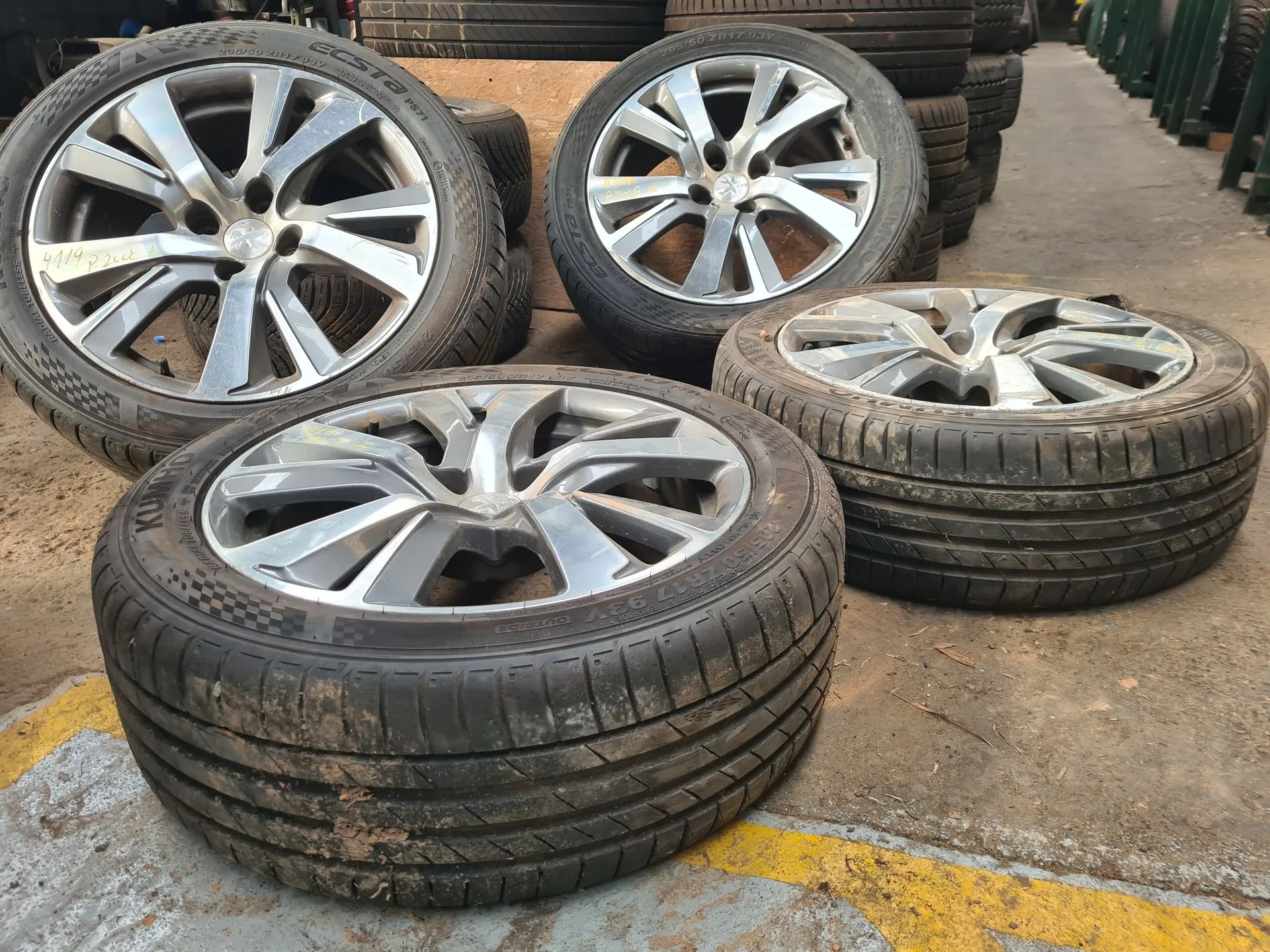 Conjunto de Jantes PEUGEOT 2008 I (CU_)