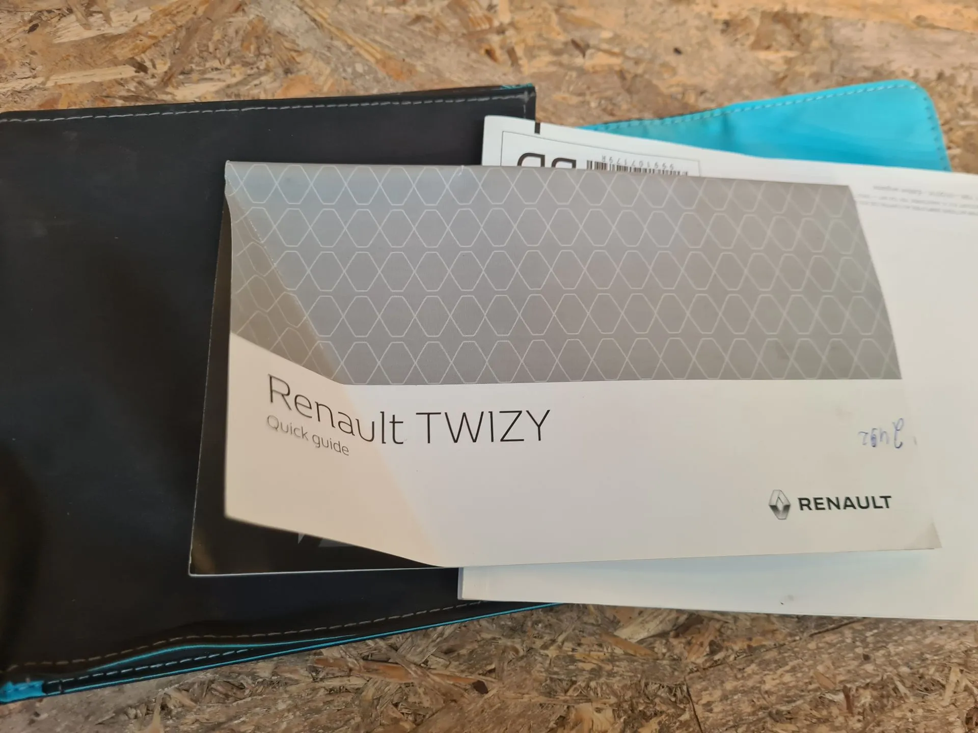 Borsa con manuale dell’utente del veicolo RENAULT Twizy (MAM_) Imagem-1