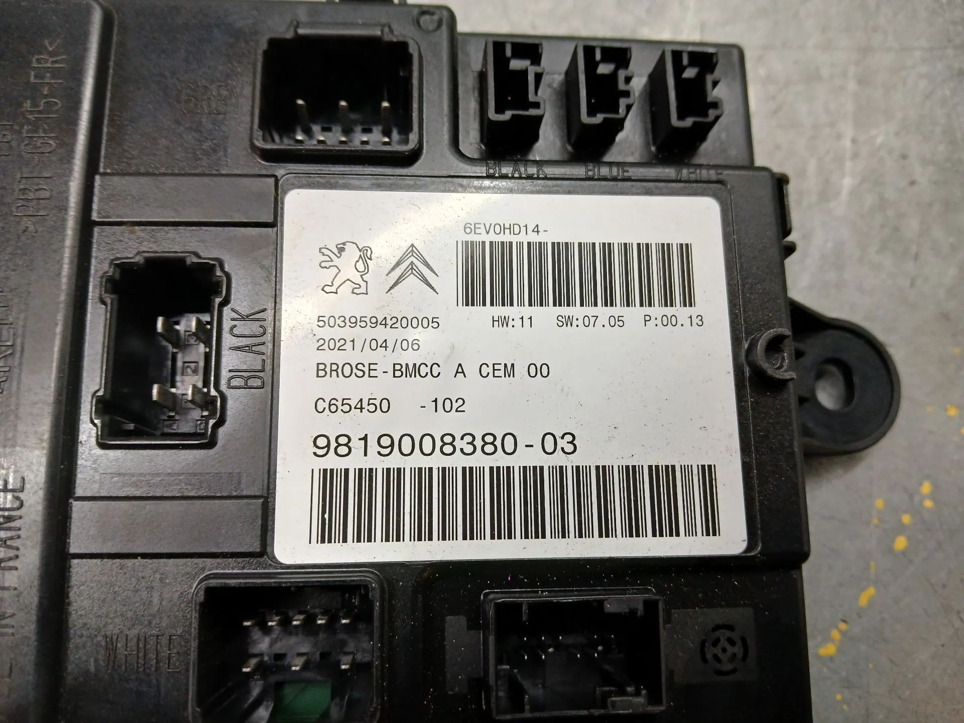 Modulo / Centralina comfort PEUGEOT 508 SW II Imagem-3