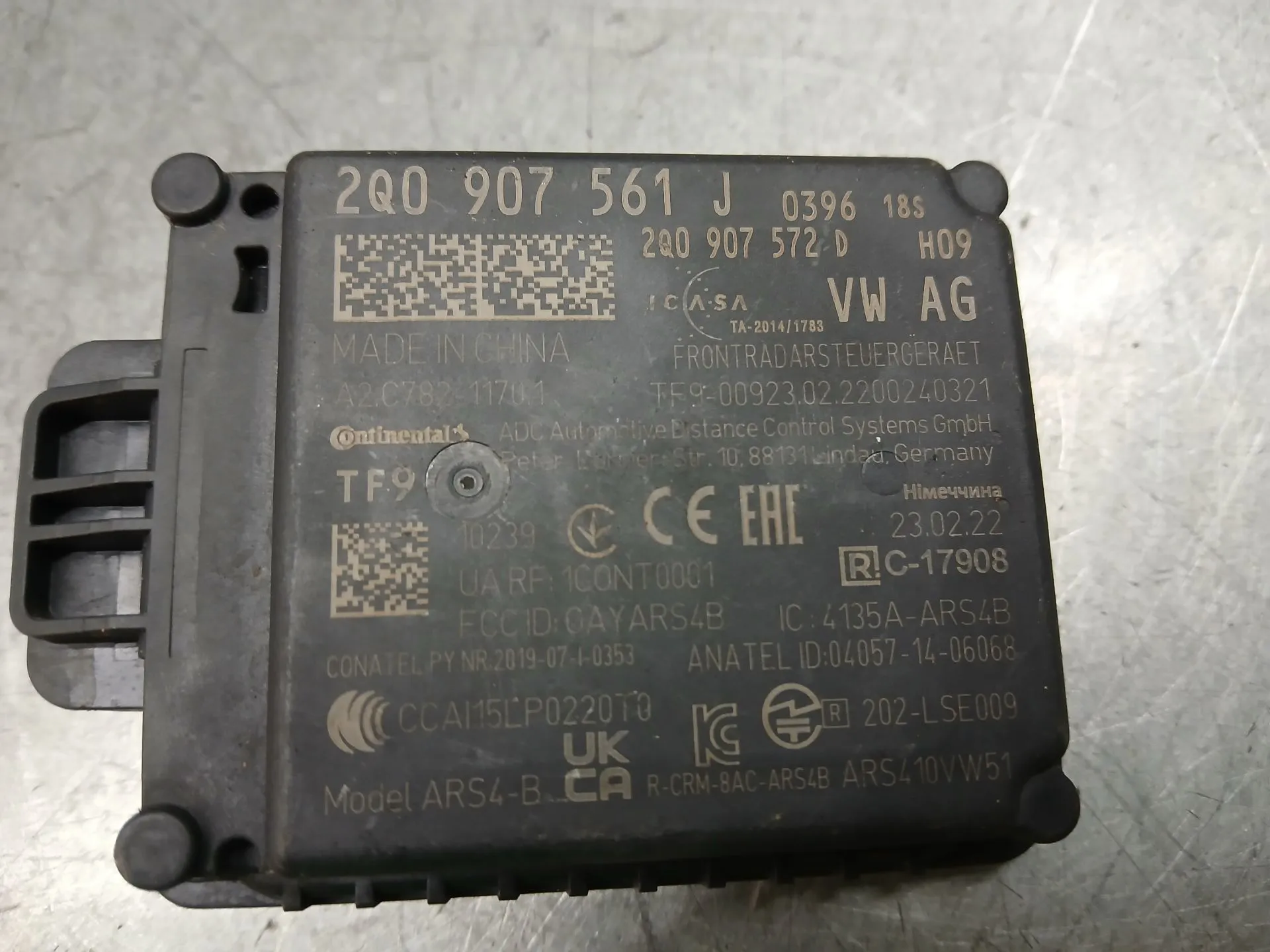 Capteur radar VOLKSWAGEN Polo (AW1) Imagem-3