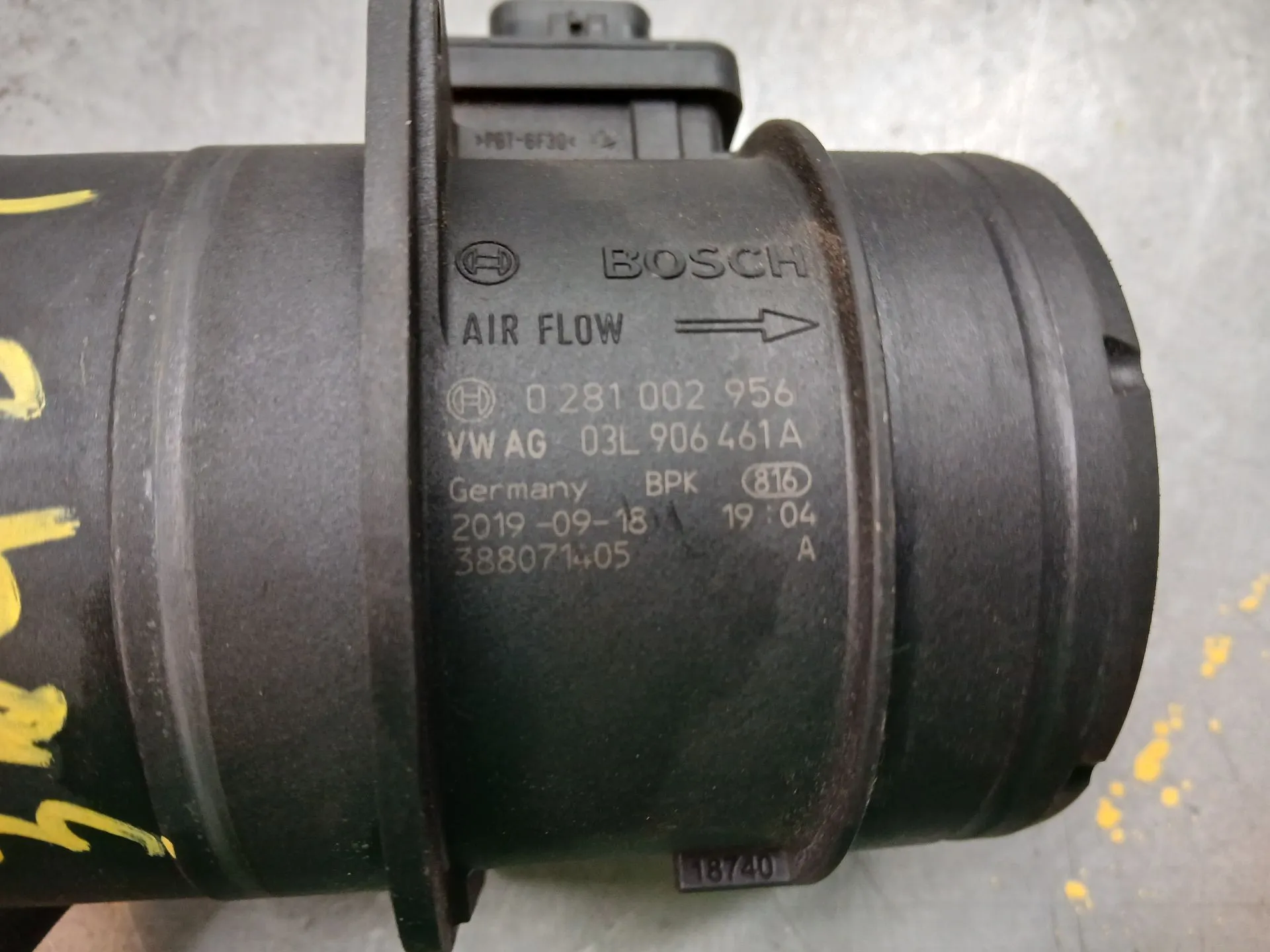 Mass Air Flow Sensor (MAF) SEAT Ateca (KH7) Imagem-5