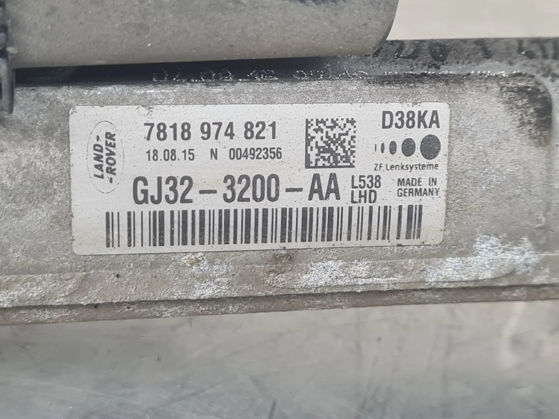 Steering box LAND ROVER Range Rover Evoque (L538) Imagem-8