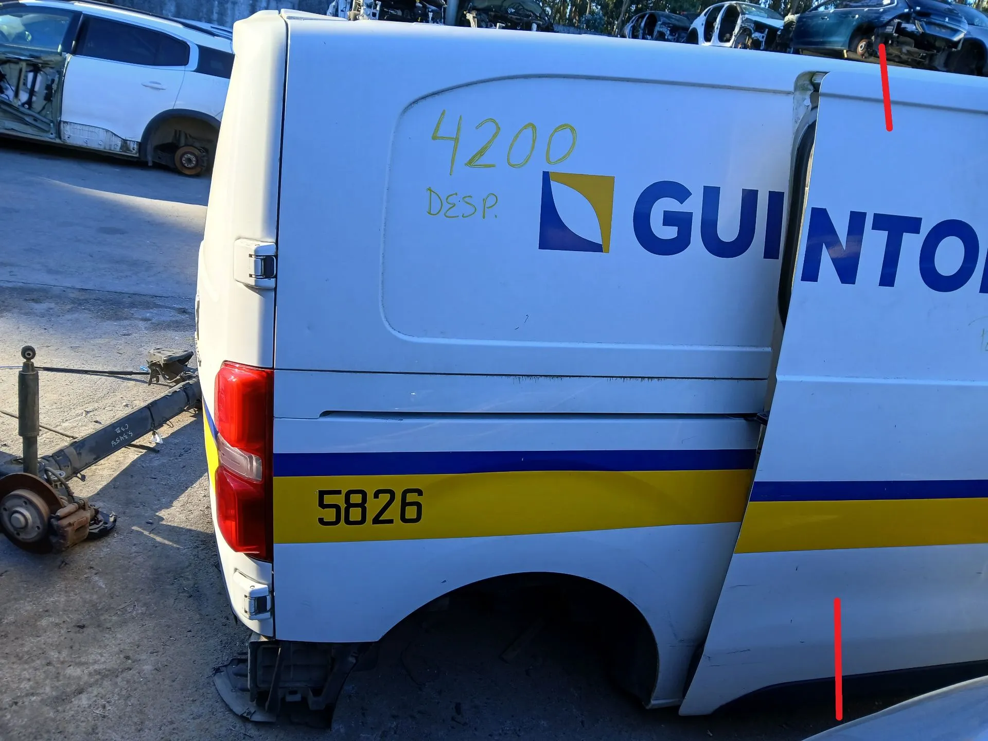 Right rear quarter panel PEUGEOT Expert