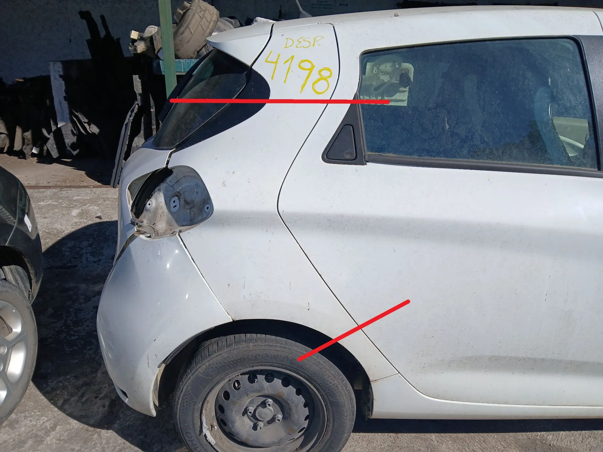 Painel trás direito RENAULT Zoe (BFM_)