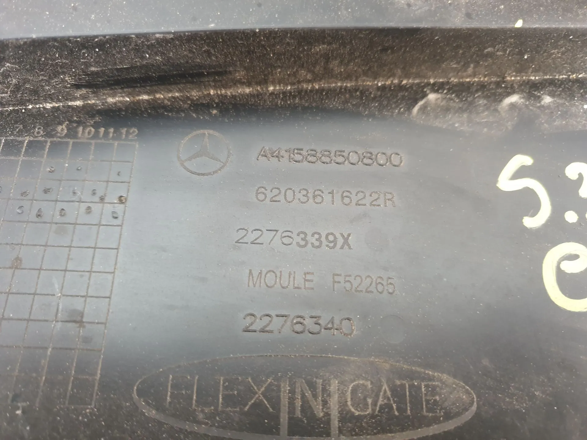 Fiber or sheet front section MERCEDES-BENZ Citan (415) Imagem-5