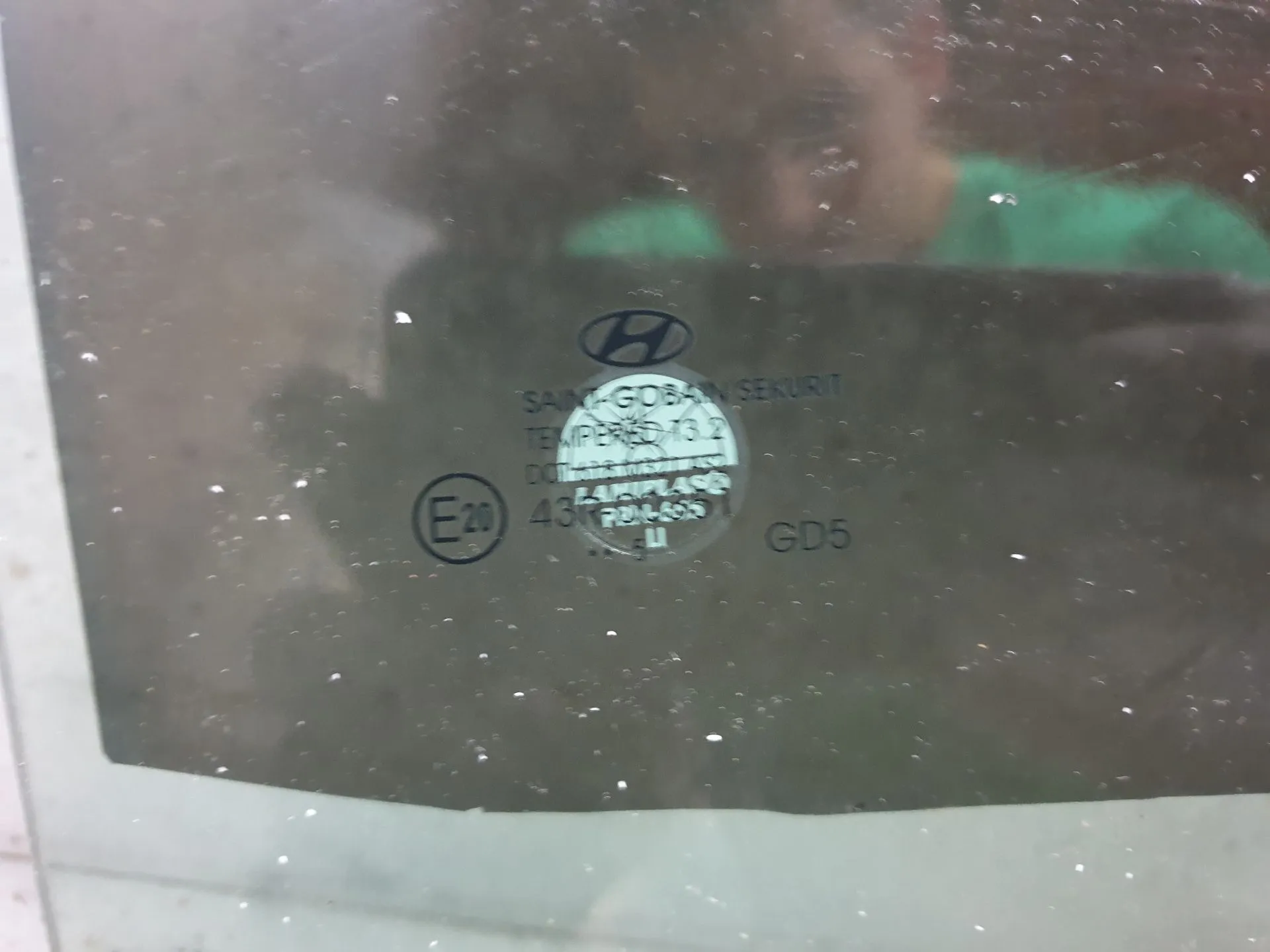 Vitre porte arrière Droite HYUNDAI i30 (GD) Imagem-3