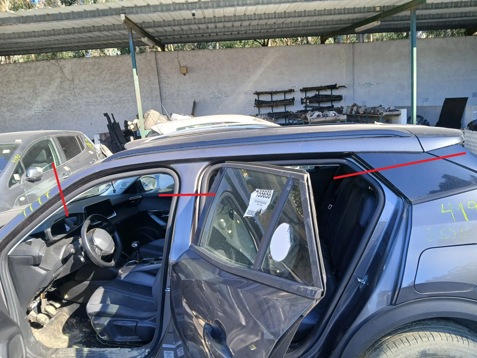 Roof PEUGEOT 2008 II (U_)