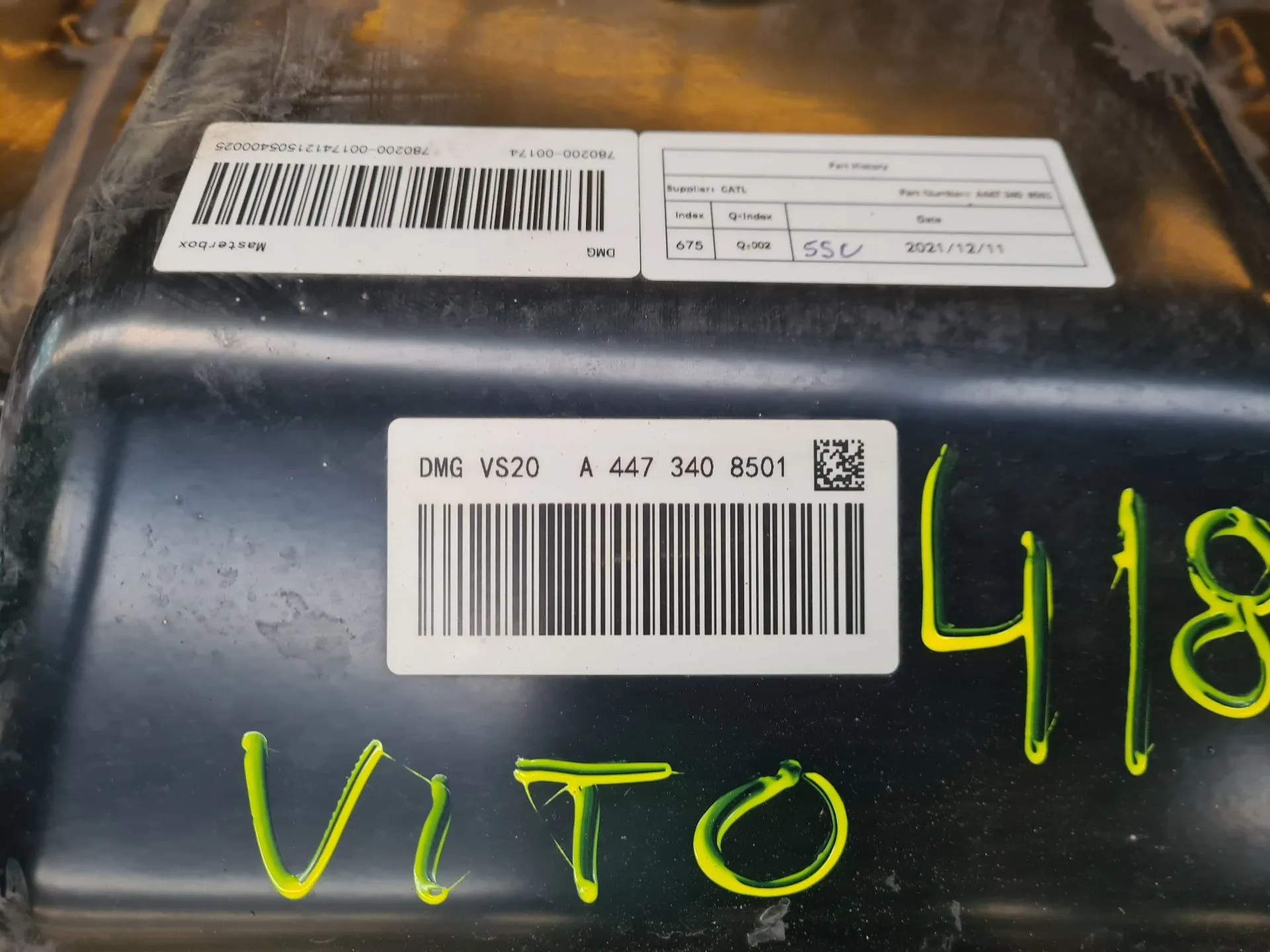 Bateria EV (Alta Tensão - Veículo Eletrico) MERCEDES-BENZ Vito (W447) Imagem-3