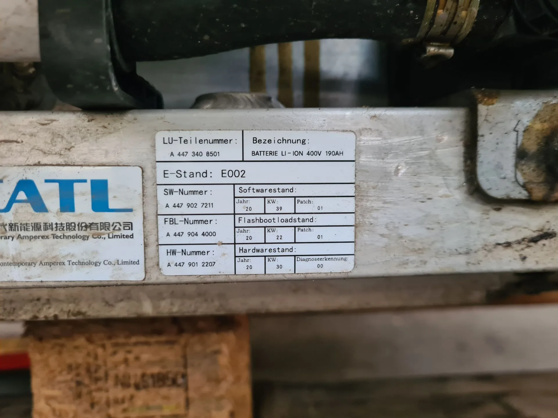 Bateria EV (Alta Tensão - Veículo Eletrico) MERCEDES-BENZ Vito (W447) Imagem-9