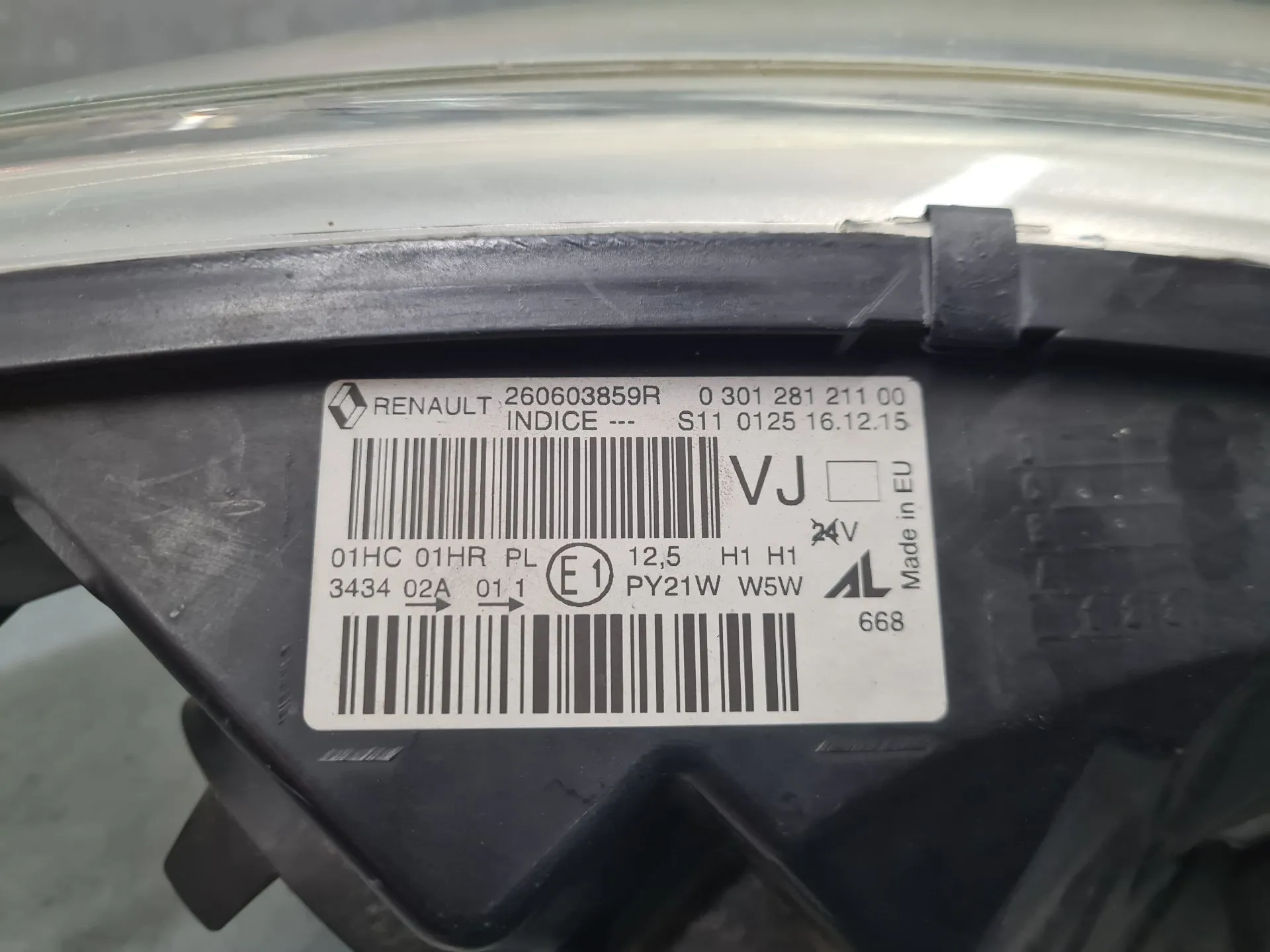 Left Headlight RENAULT Captur (J5_) Imagem-5