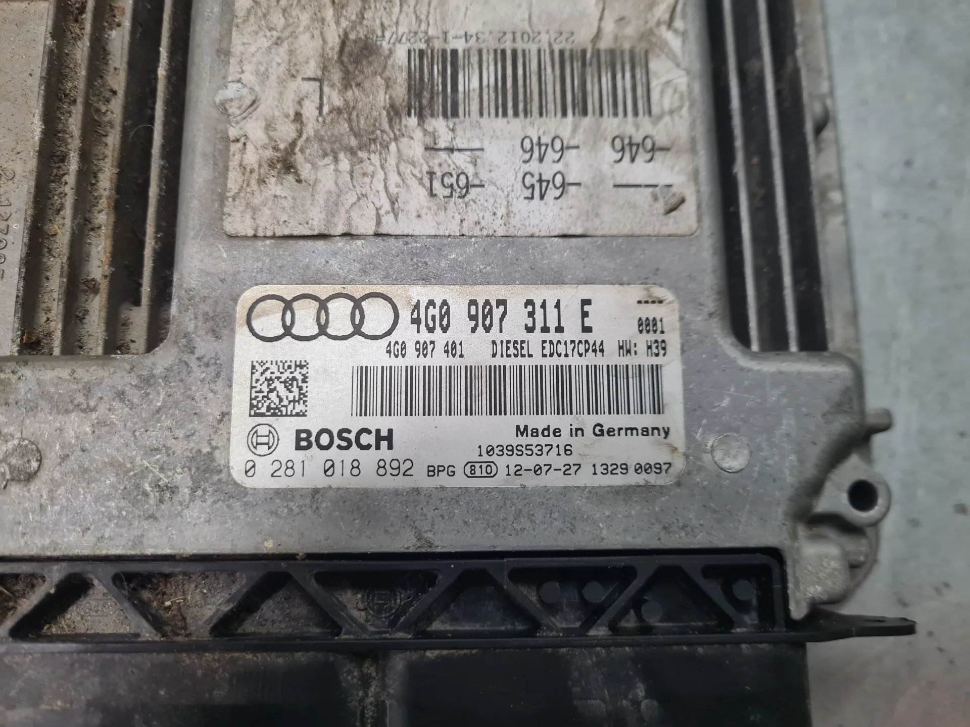 Centralina motor / ECU AUDI A6 Allroad (4GH, 4GJ, C7) Imagem-3