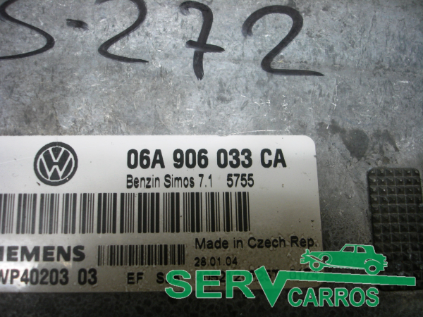 Centralina motor / ECU VOLKSWAGEN Golf V (1K1) Imagem-2