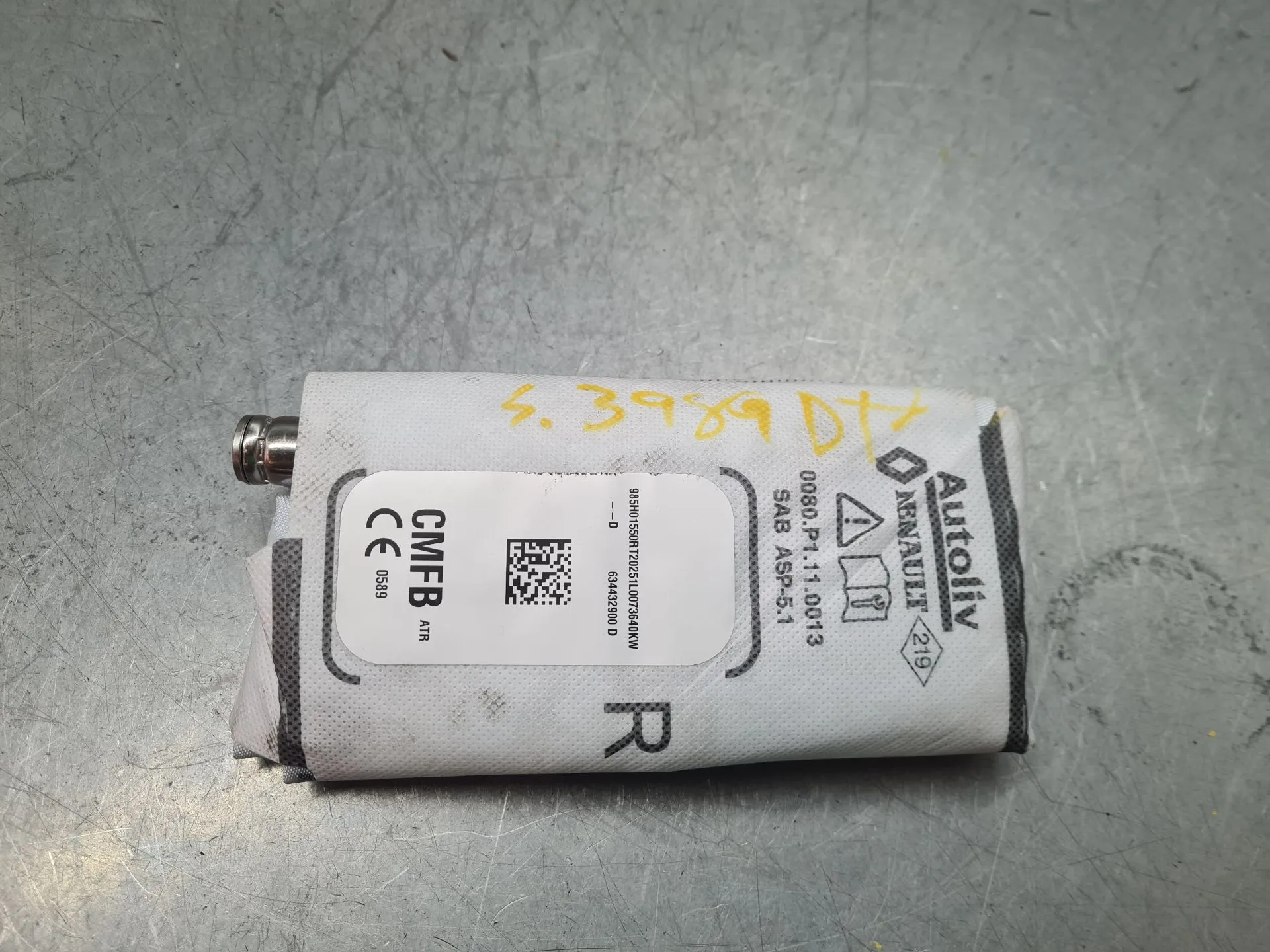 Right Seat Airbag RENAULT Clio V (BF_)