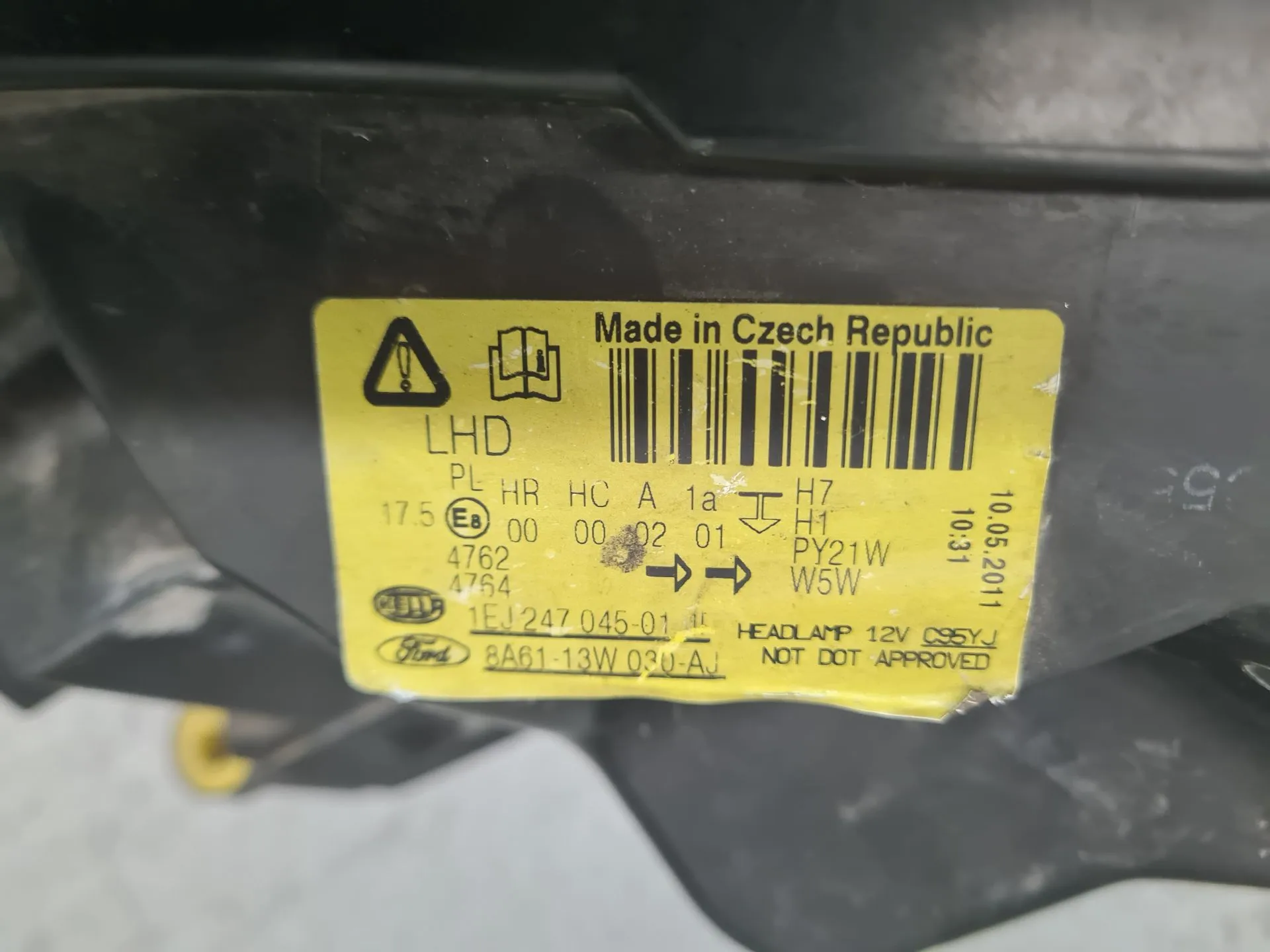 Left Headlight FORD Fiesta VI (CB1, CCN) Imagem-5