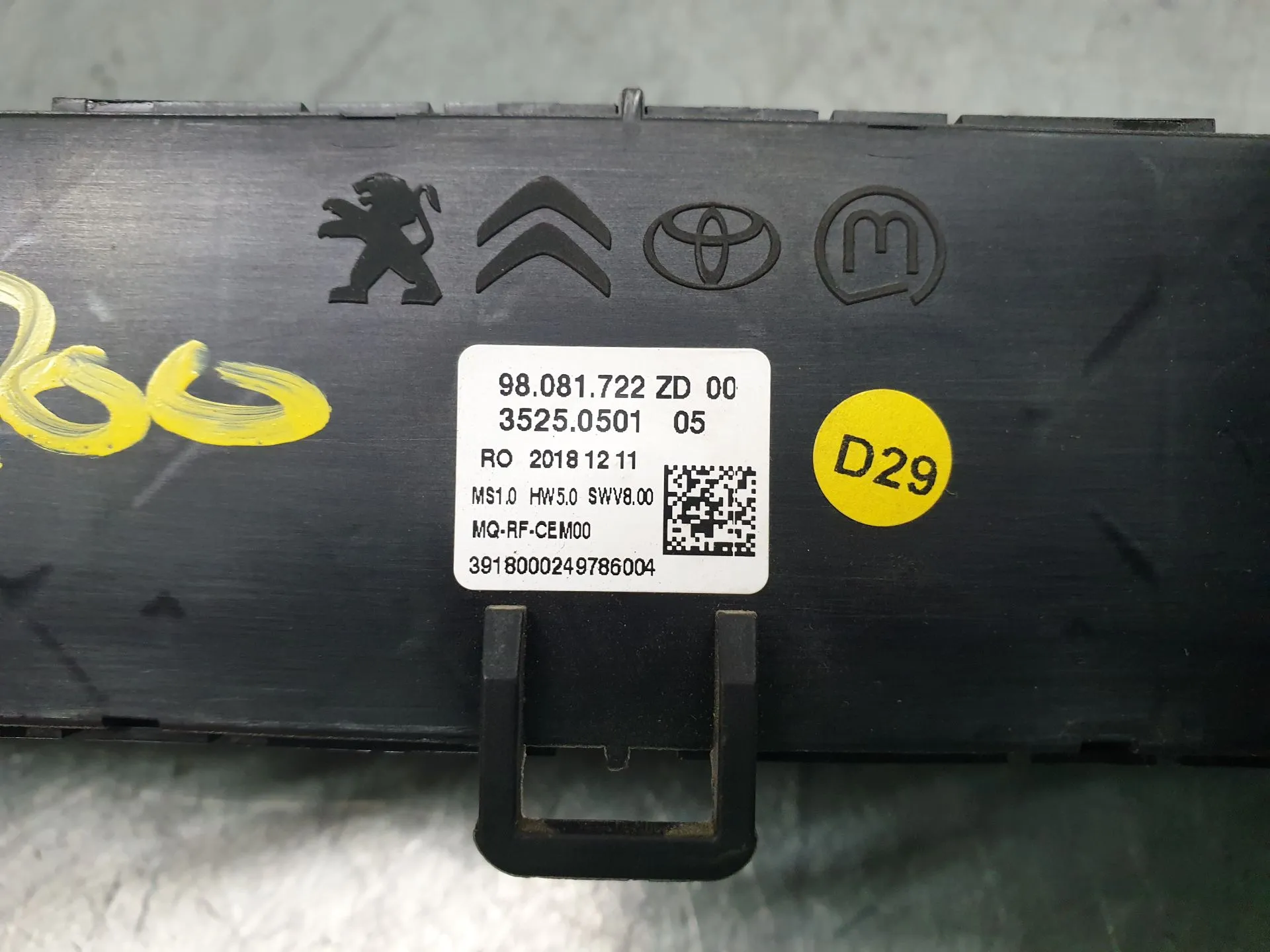 Comando clima PEUGEOT Expert Imagem-5