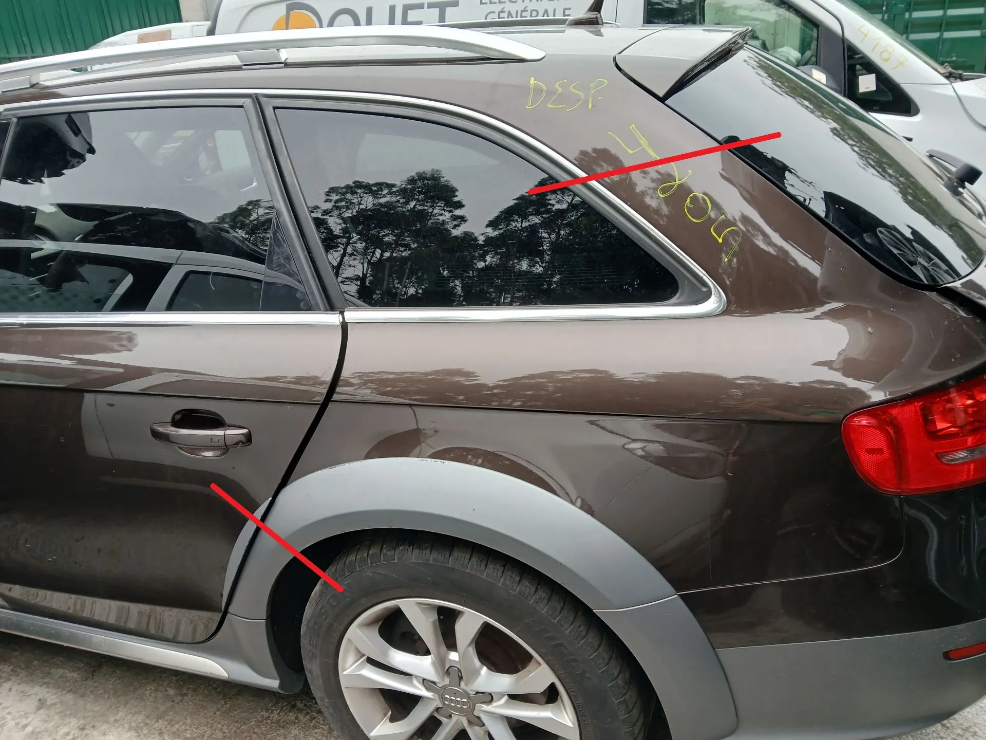 Panel Trasero Izquierdo AUDI A4 Avant (8K5, B8)