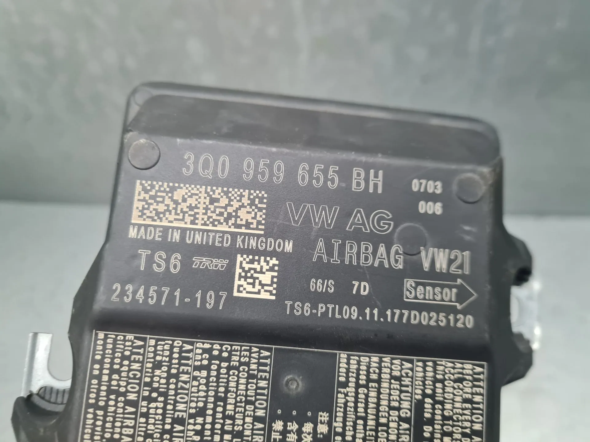 Centralina airbag SEAT Leon ST (5F8) Imagem-2