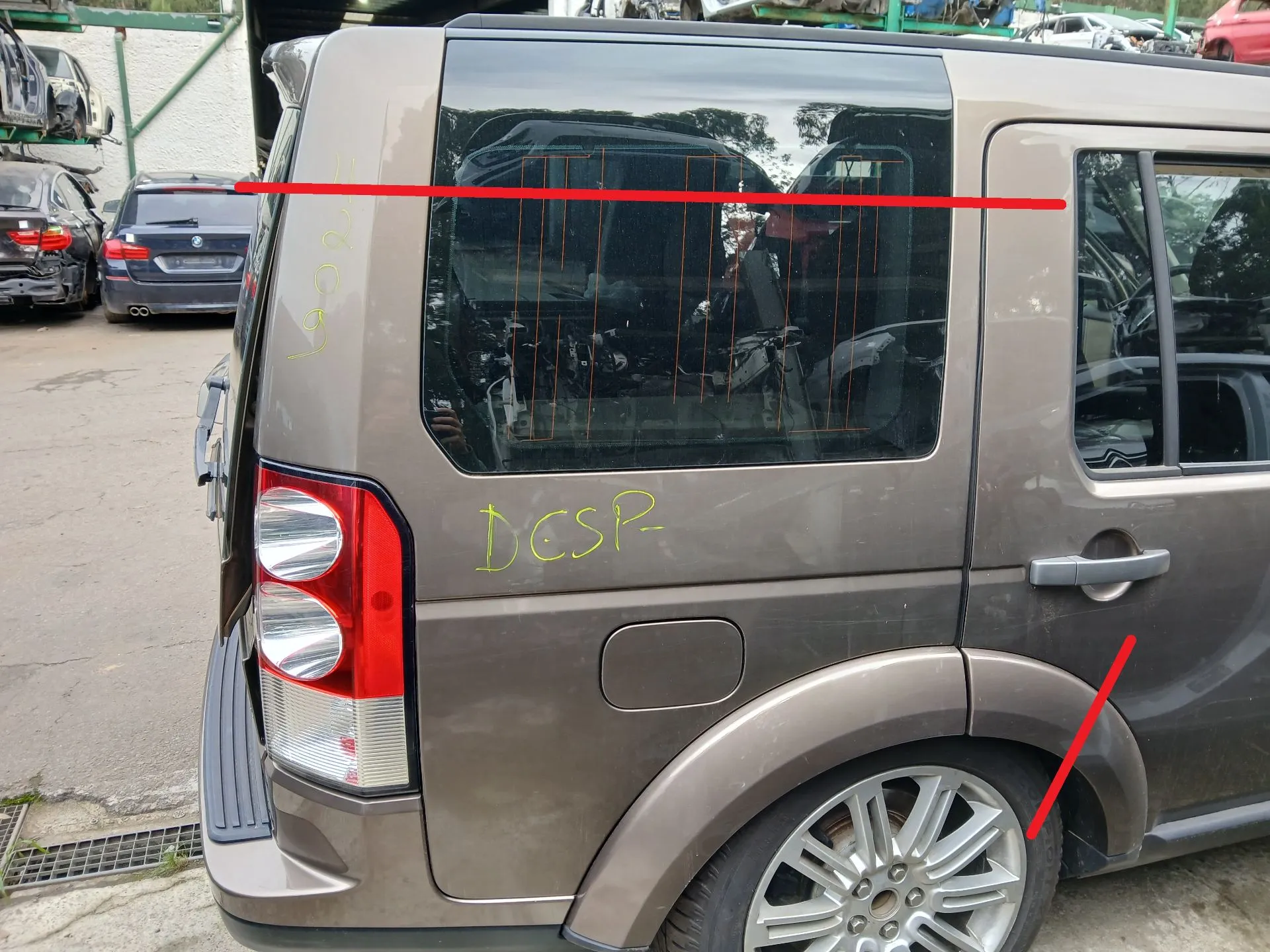 Panel Trasero Derecho LAND ROVER Discovery IV (L319)