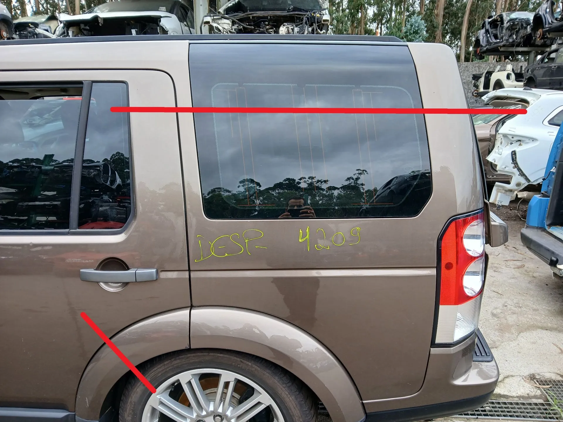 Panel Trasero Izquierdo LAND ROVER Discovery IV (L319)