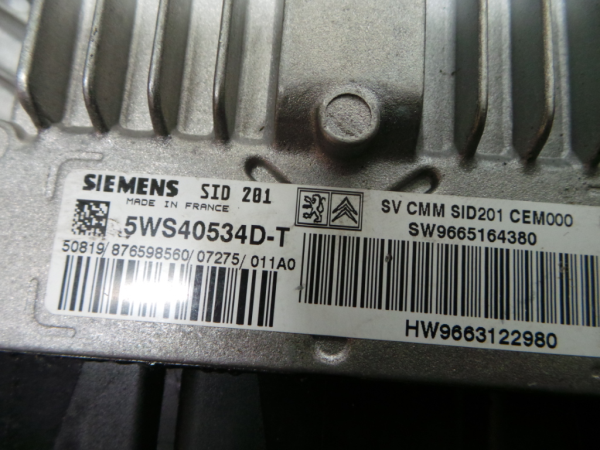 Centralina motor / ECU CITROËN C5 III (RD_) Imagem-2