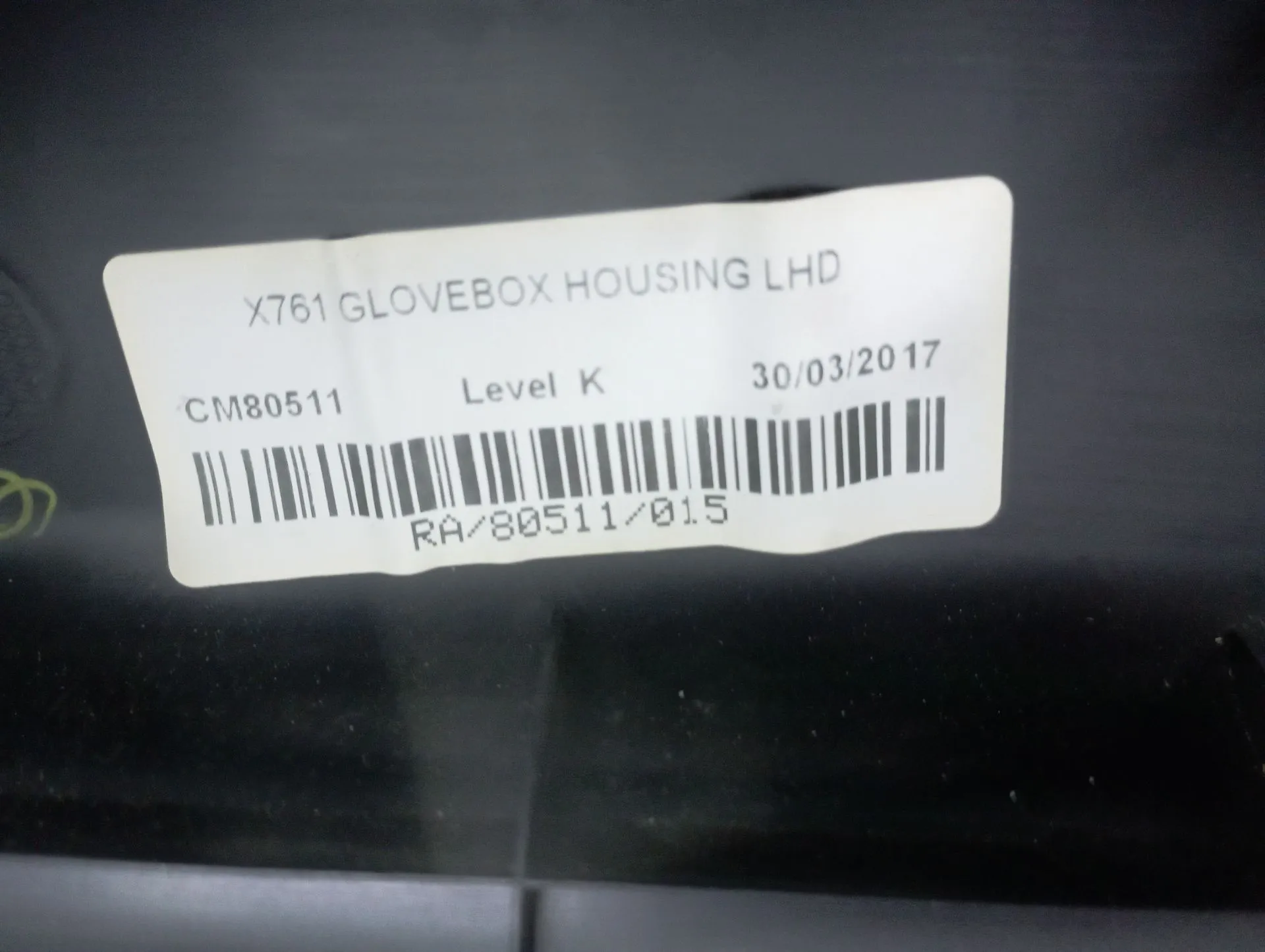 Glove Box / Compartment JAGUAR I-Pace (X590) Imagem-5