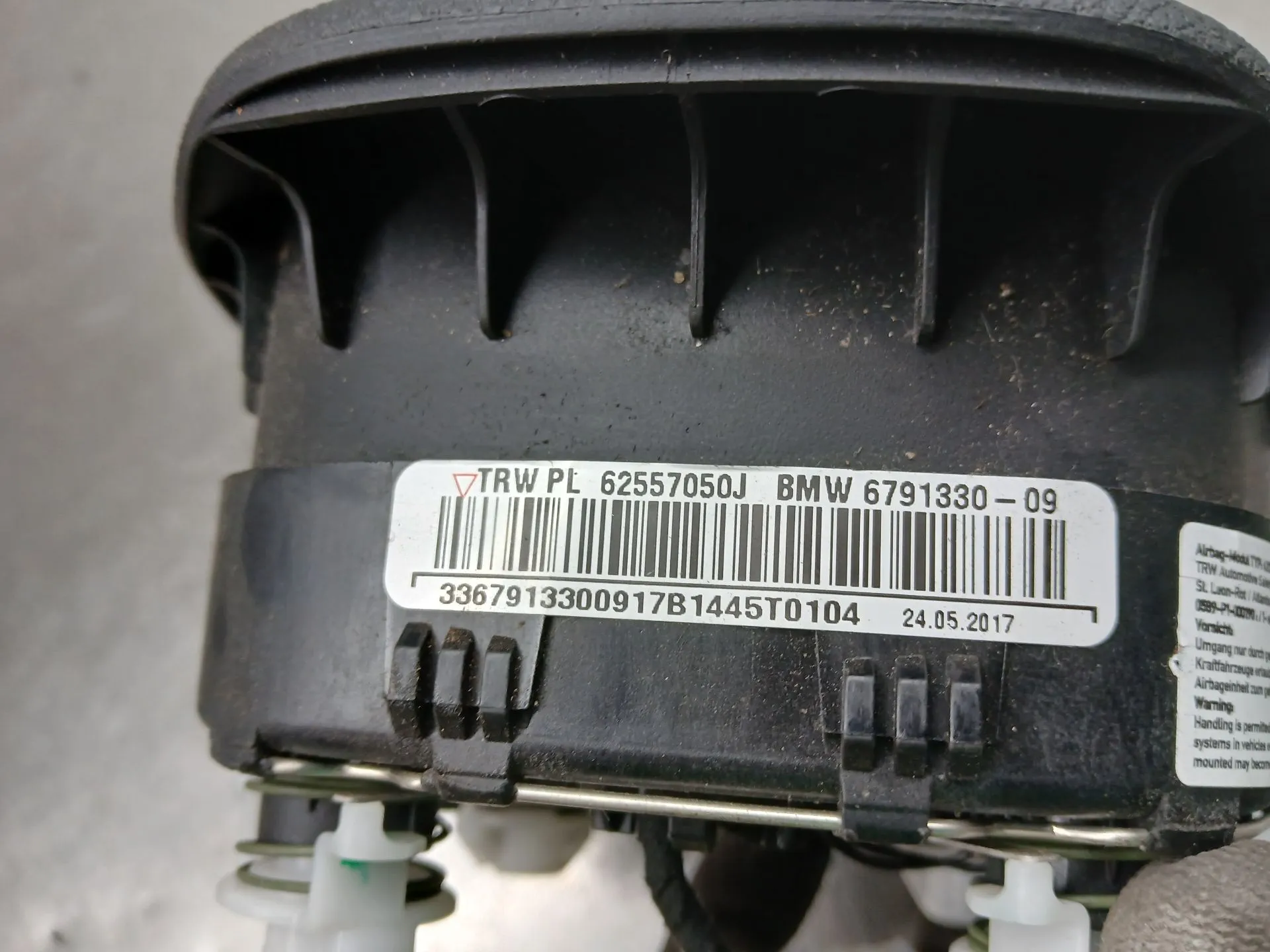 Airbag du Volant BMW 1 (F20) Imagem-4