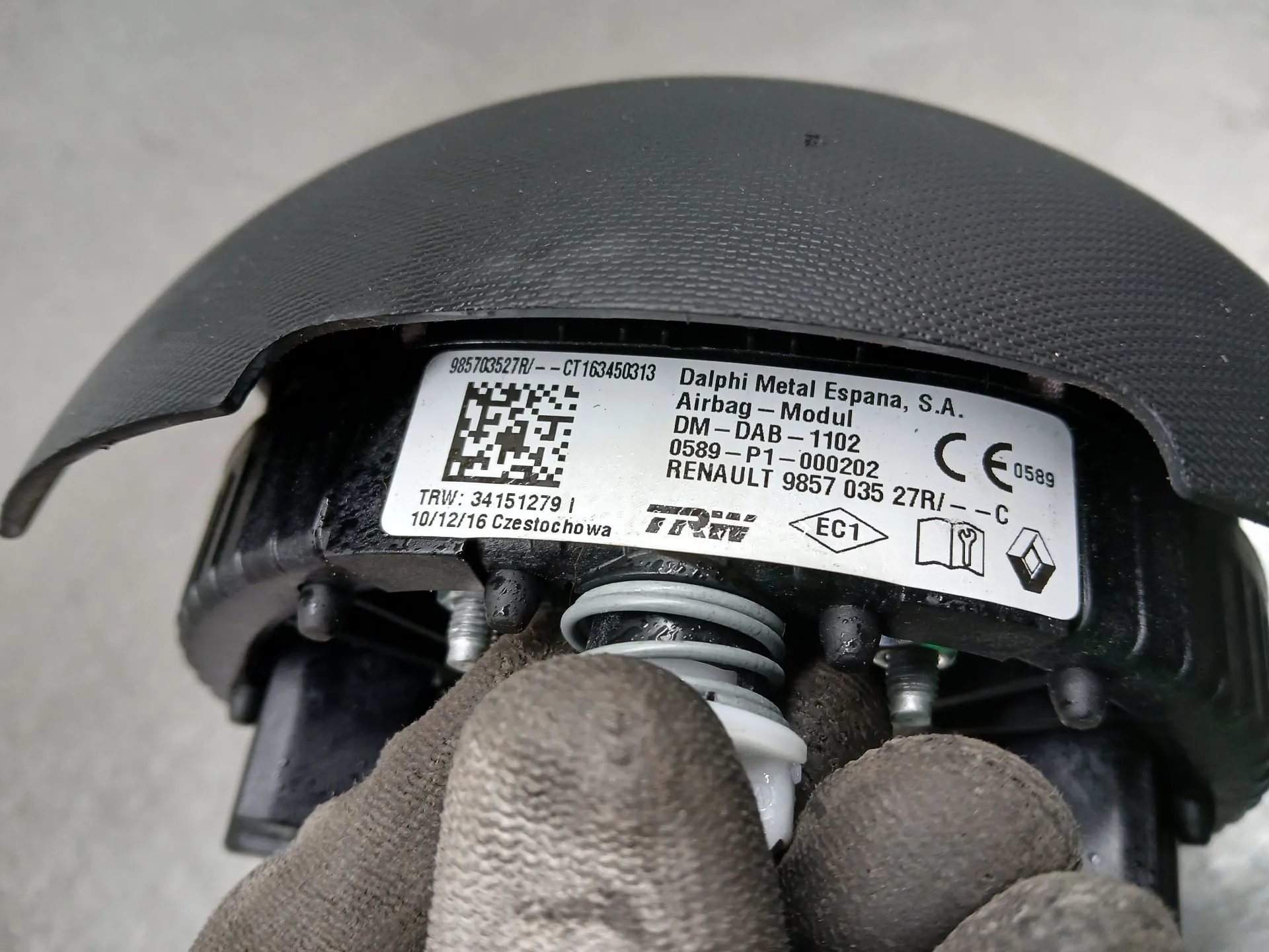 Airbag du Volant RENAULT Twingo III (BCM_) Imagem-4