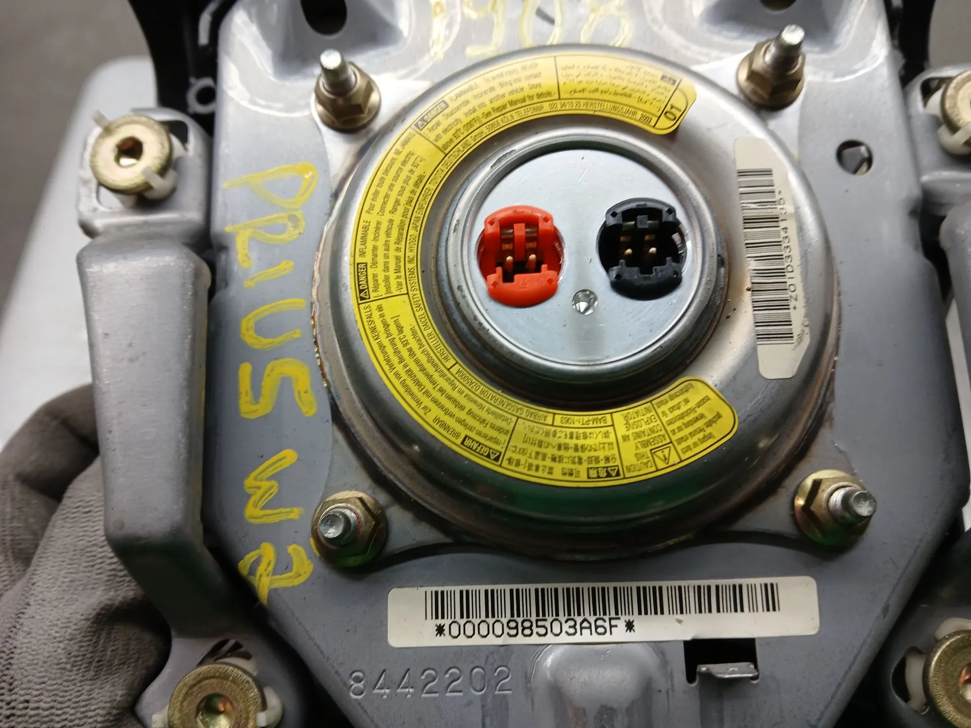 Airbag del Volante TOYOTA Prius Hatchback (_W2_) Imagem-5