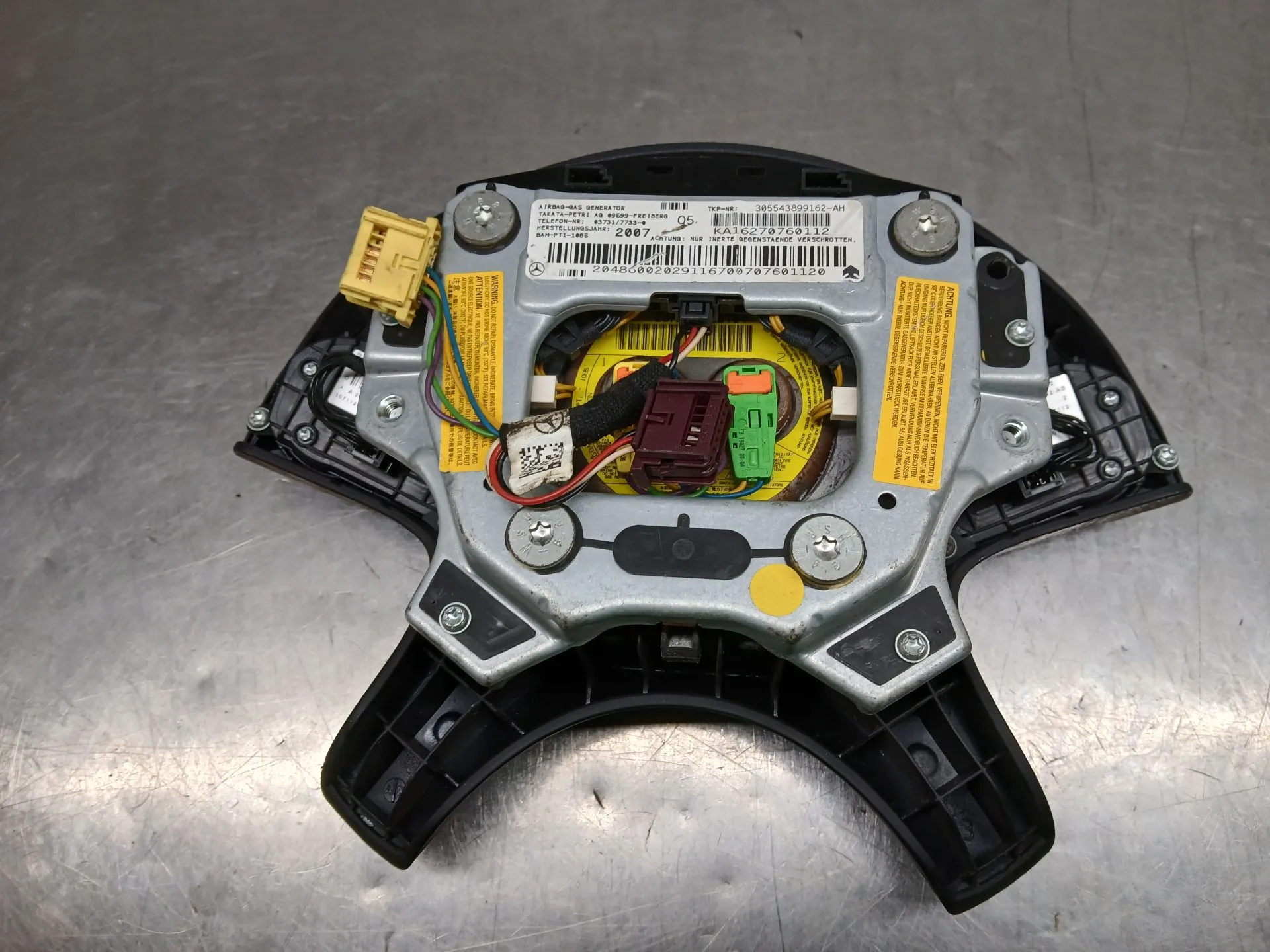 Airbag du Volant MERCEDES-BENZ Classe C (W204) Imagem-3