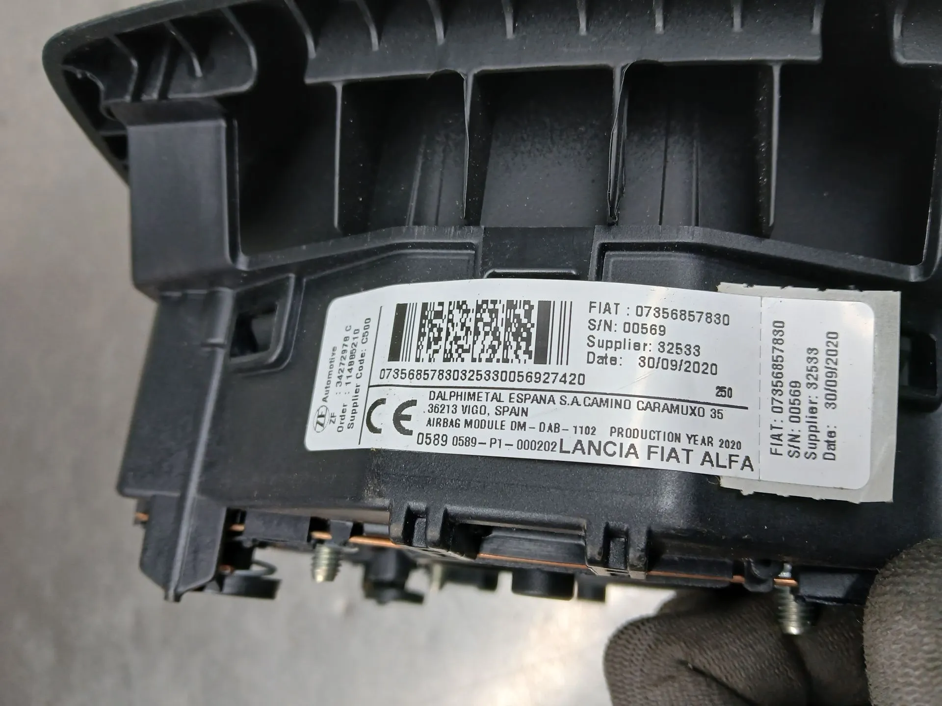 Airbag du Volant PEUGEOT Boxer Imagem-4