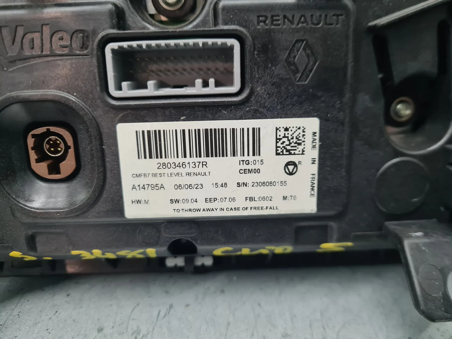 Display / ecrã de informações RENAULT Clio V (BF_) Imagem-5