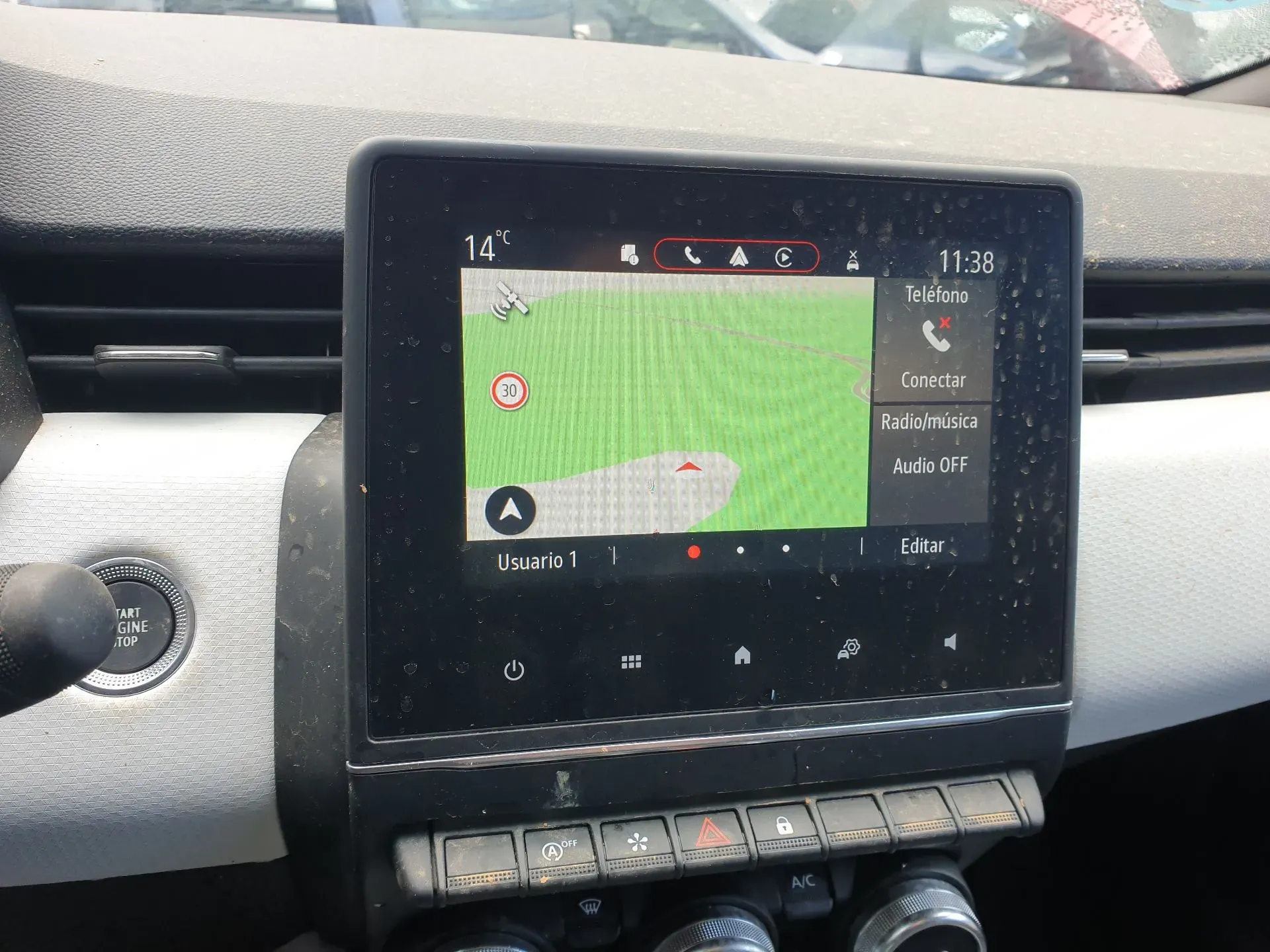 Display / ecrã de informações RENAULT Clio V (BF_)