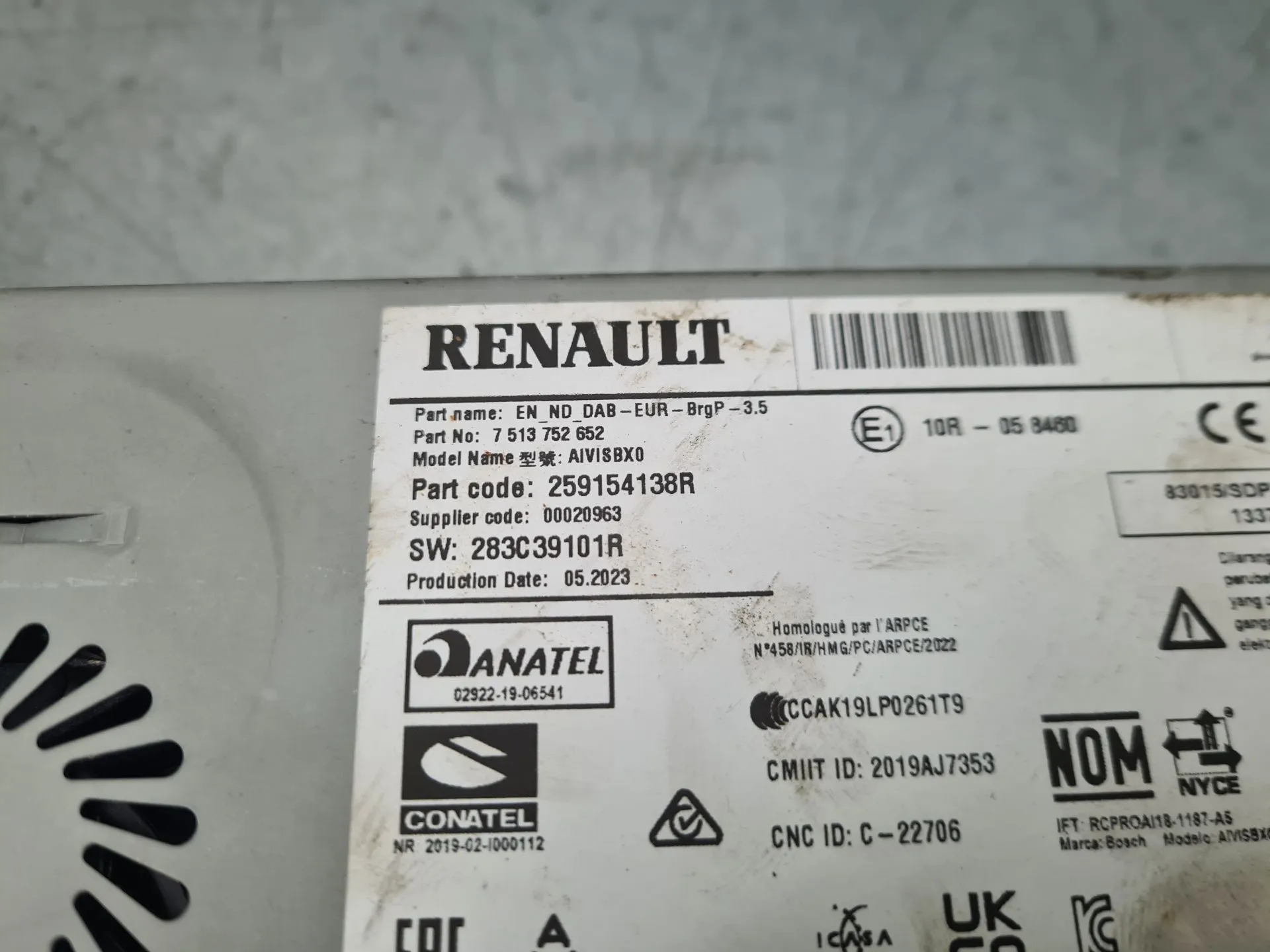 Kit Auto-rádio RENAULT Clio V (BF_) Imagem-7