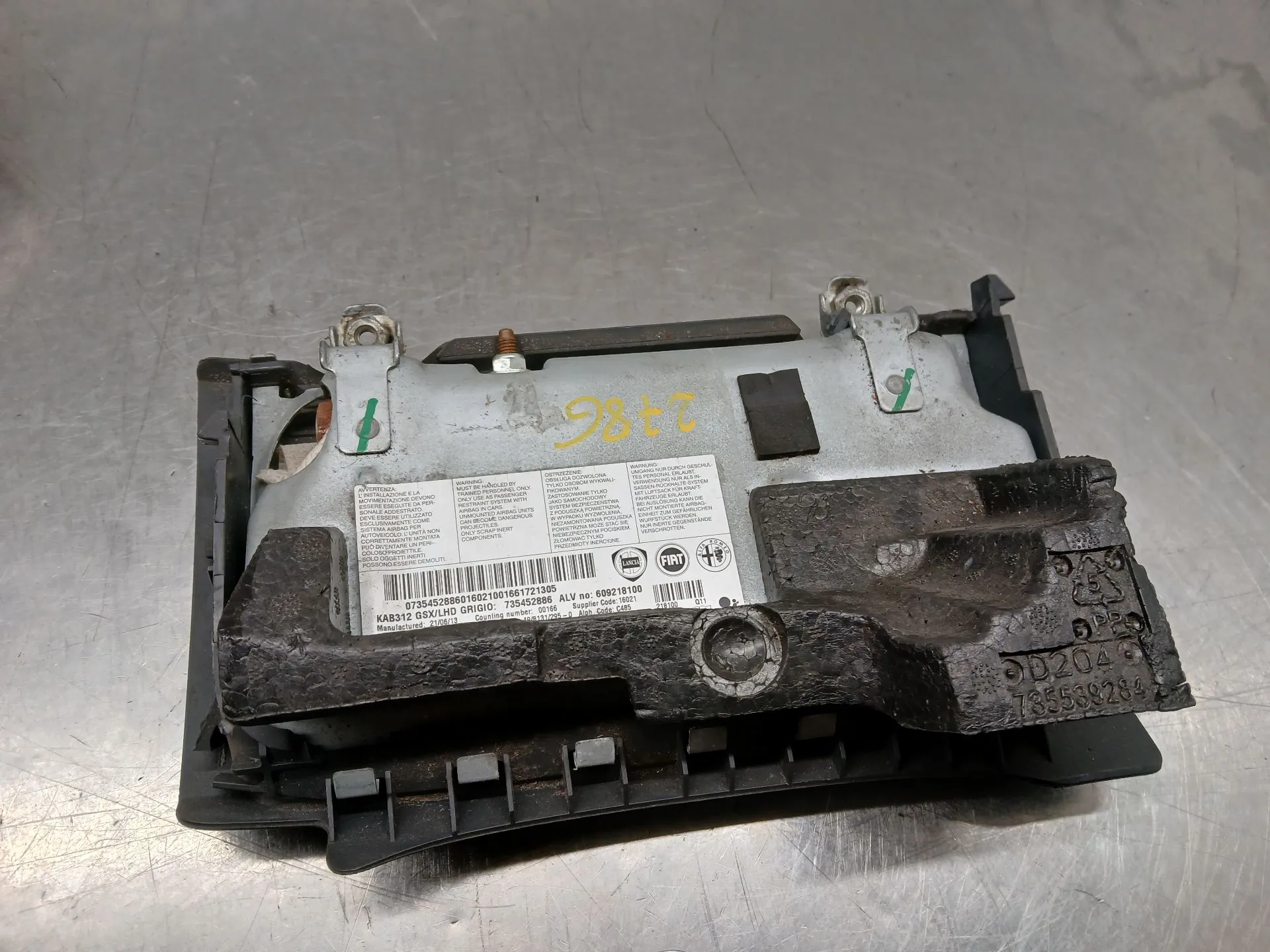 Airbag Rodilla FIAT 500 (312_) Imagem-1