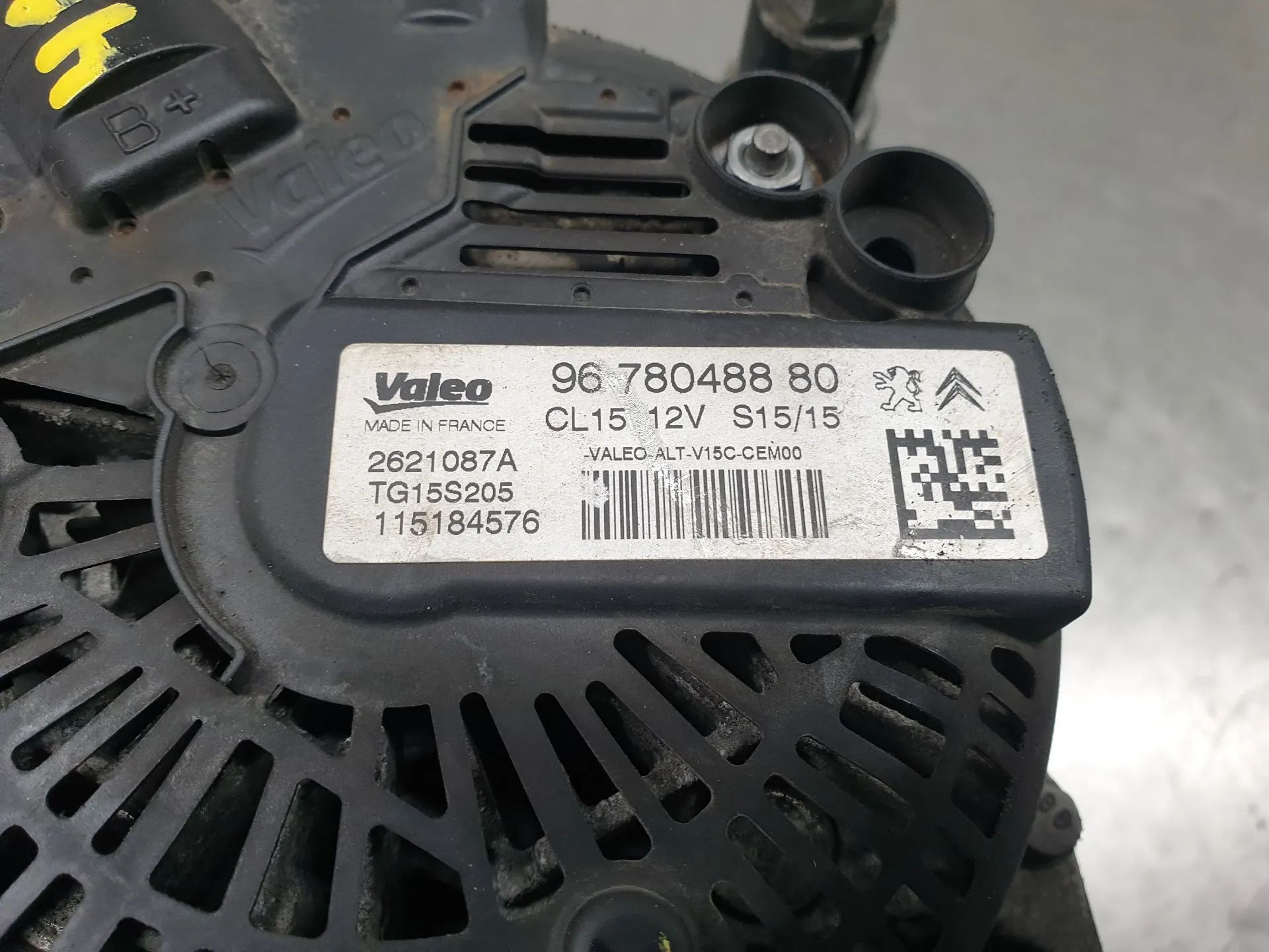 Alternador PEUGEOT 308 II Imagem-5