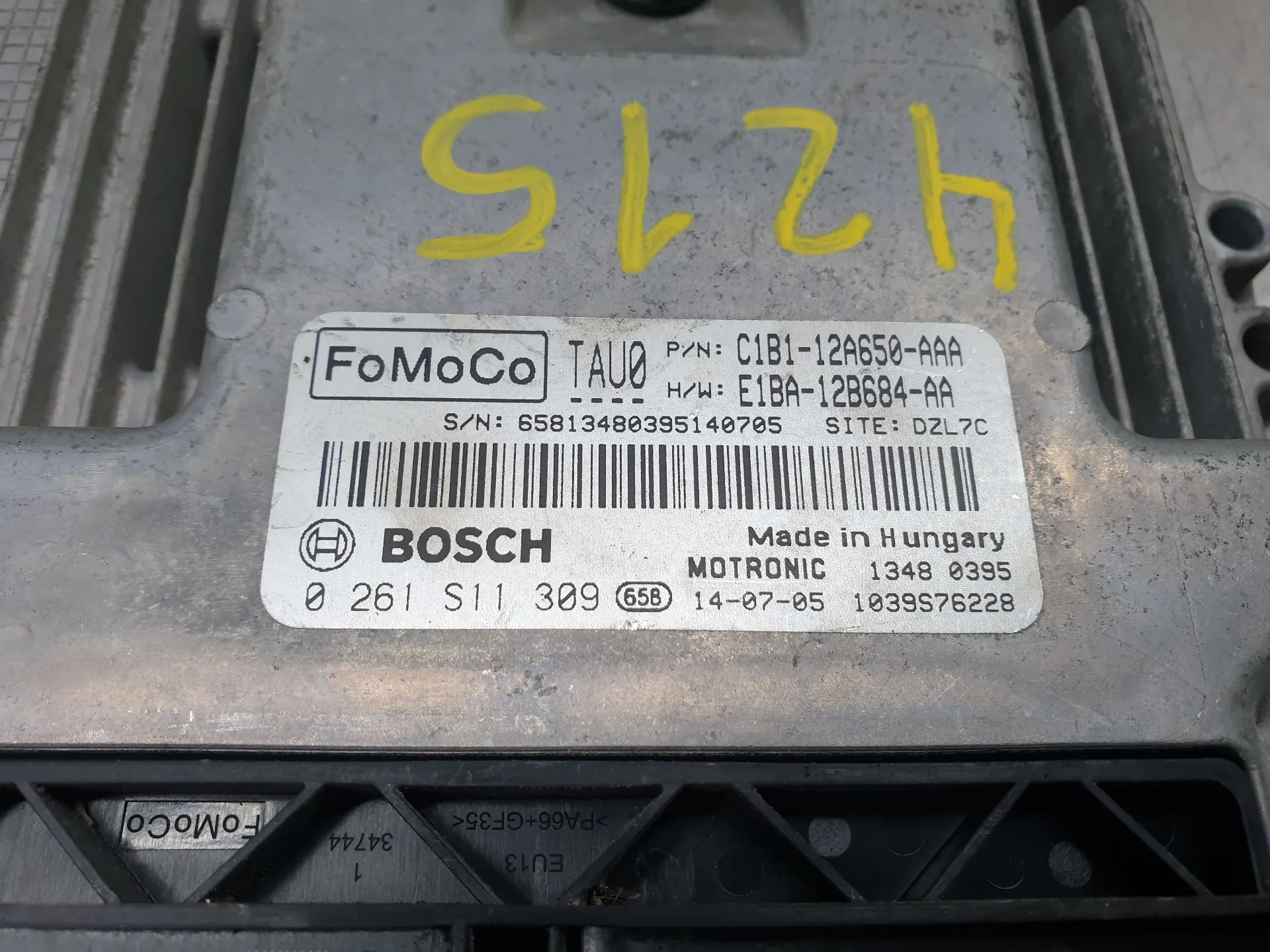 Centralina motor / ECU FORD Fiesta VI (CB1, CCN) Imagem-3