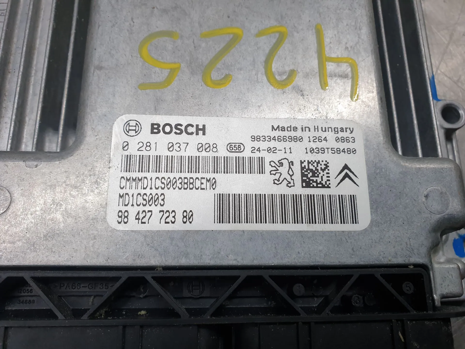 Centralina motor / ECU CITROËN Berlingo (K9) Imagem-3