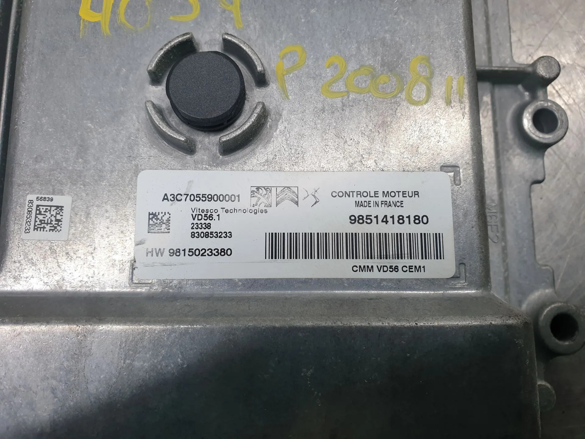 Centralina motor / ECU PEUGEOT 2008 II (U_) Imagem-3